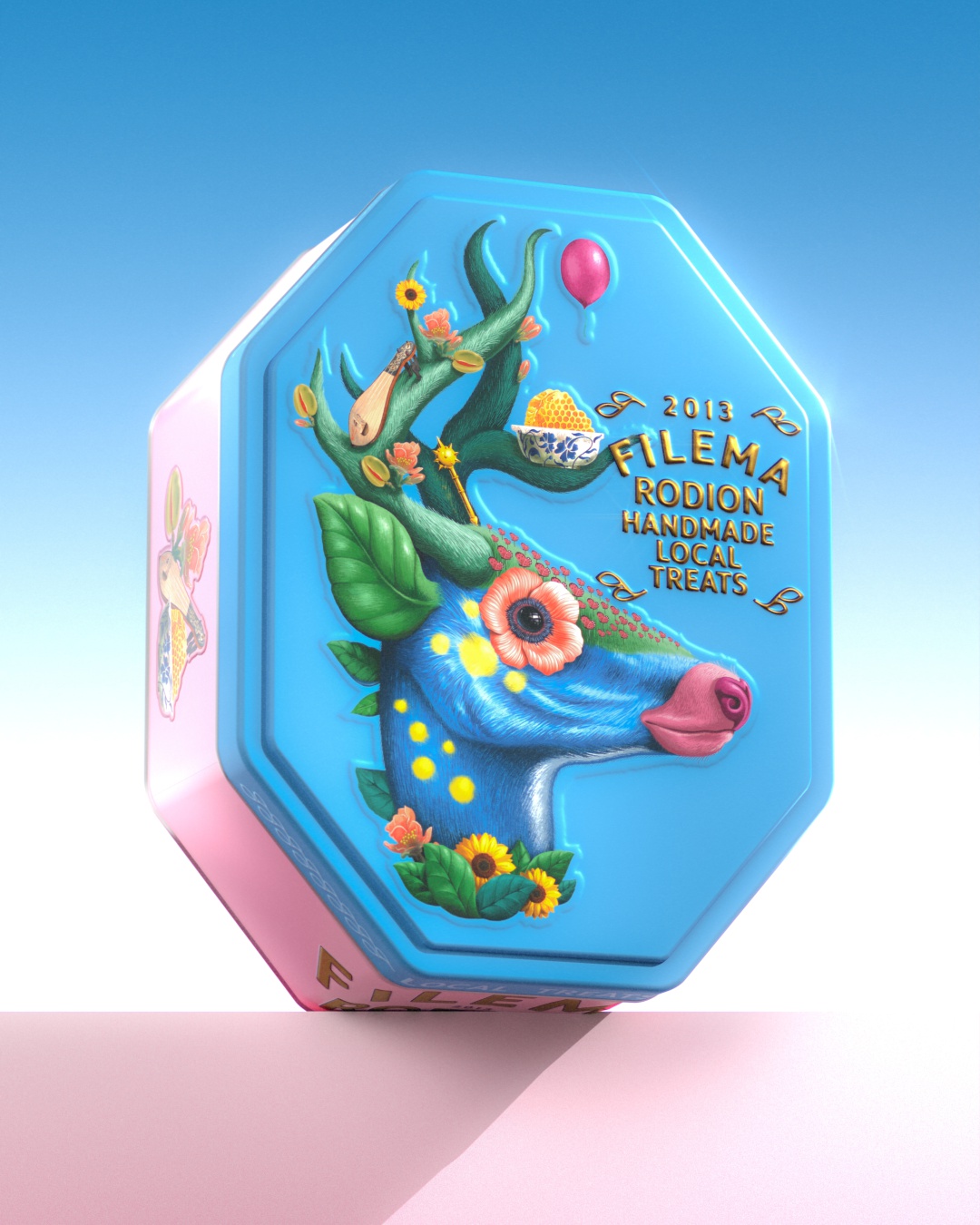 Filema Rodion Anniversary Box Packaging Design by Luminous Design