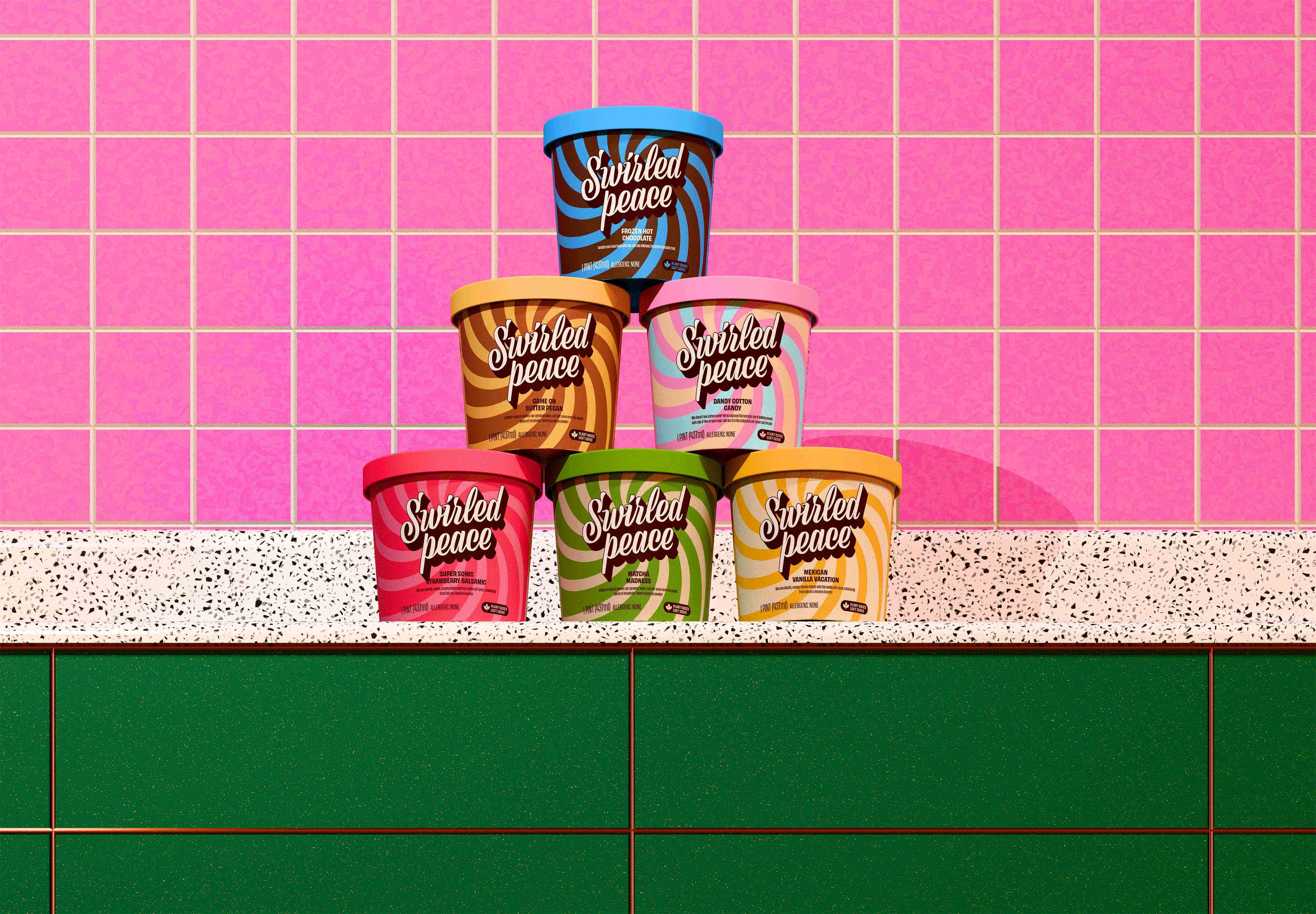 Rakesh Khilare Brings Whimsy and Flavor to Swirled Peace Ice Cream