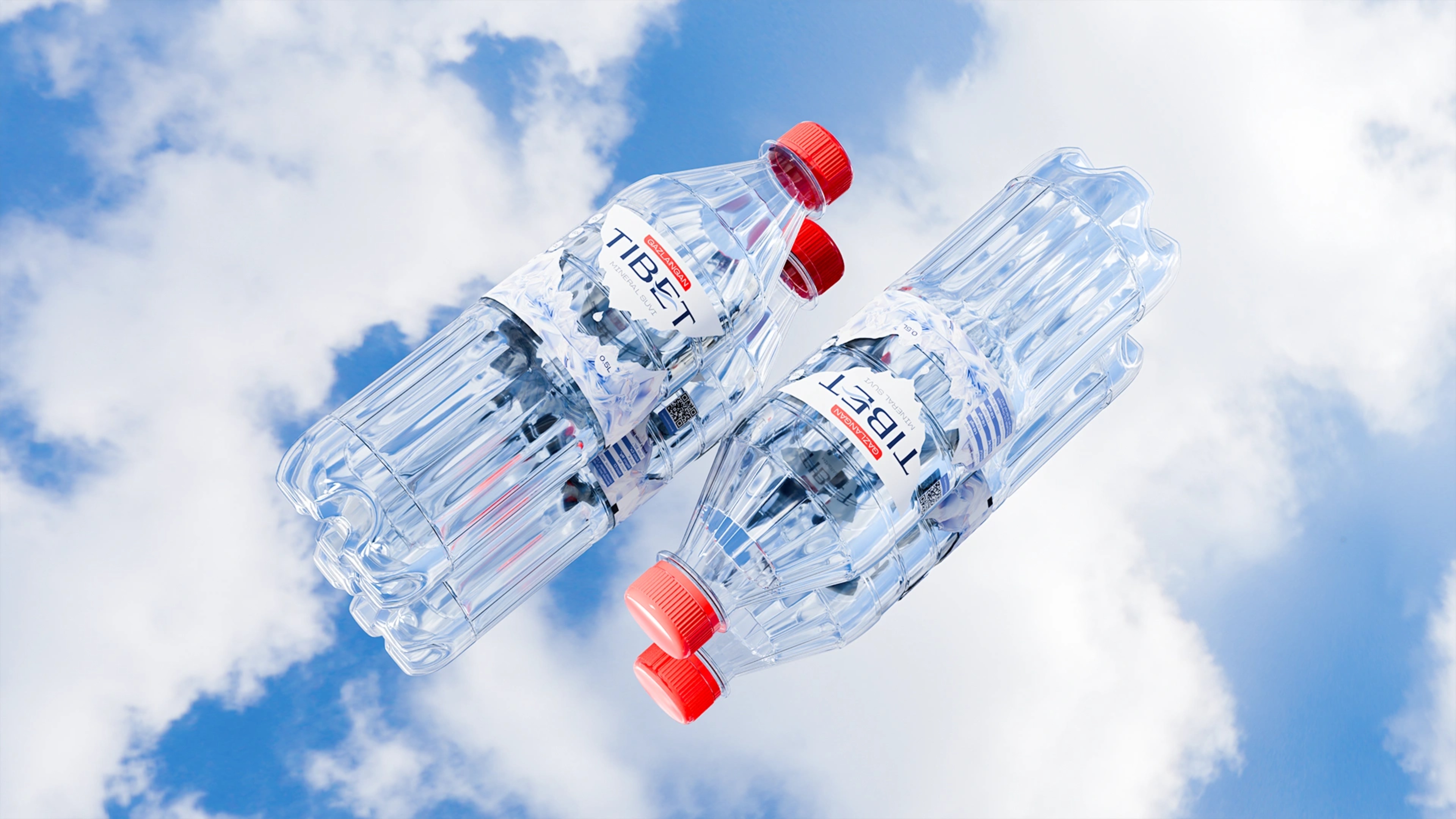 Tibet Premium Mineral Water Packaging and Branding by Minim Design