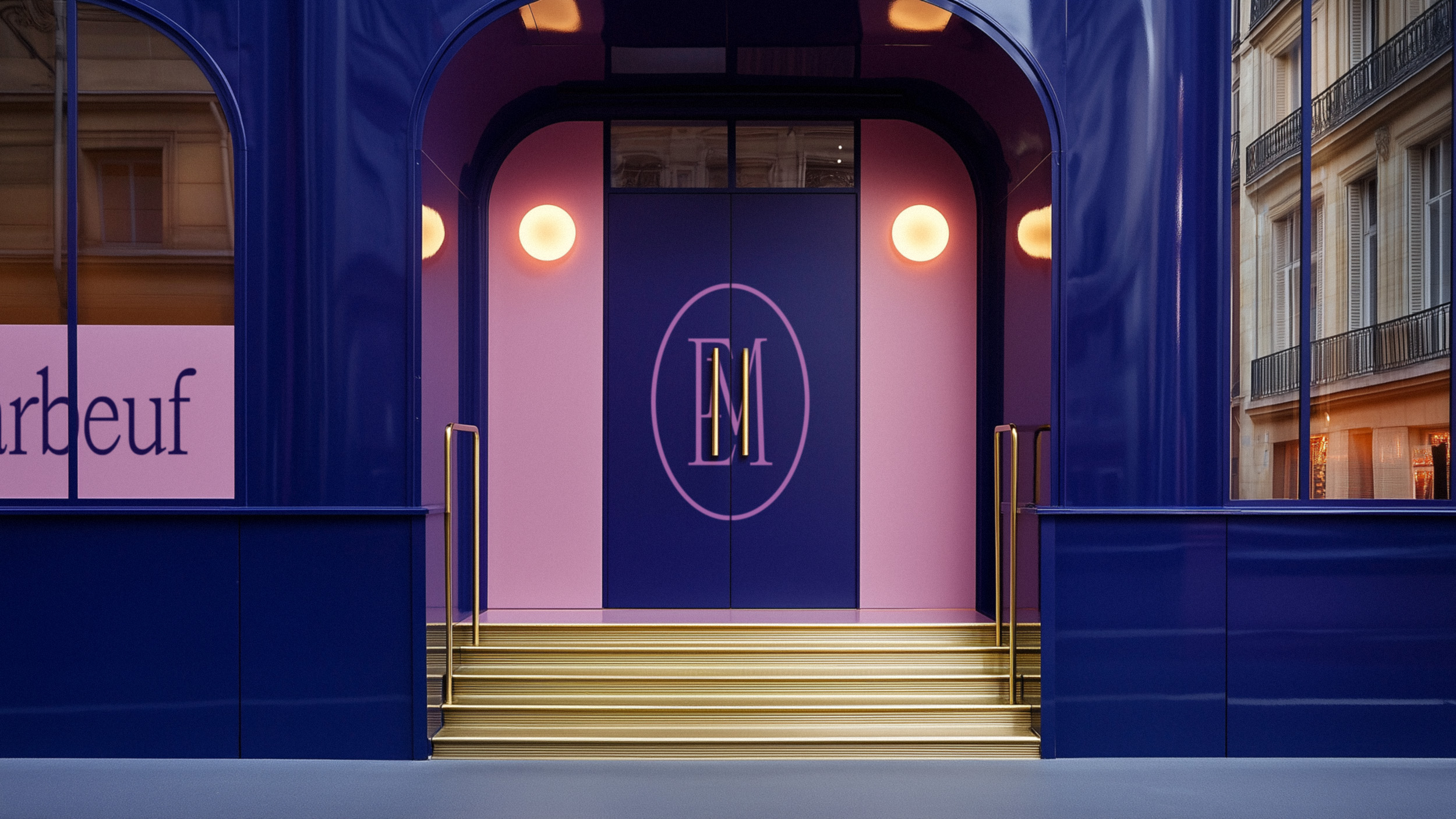 Visual Identity Redesign for a French Luxury and Beauty School Élysées Marbeuf to Modernize Its Image and Emphasize Its Premium Positioning
