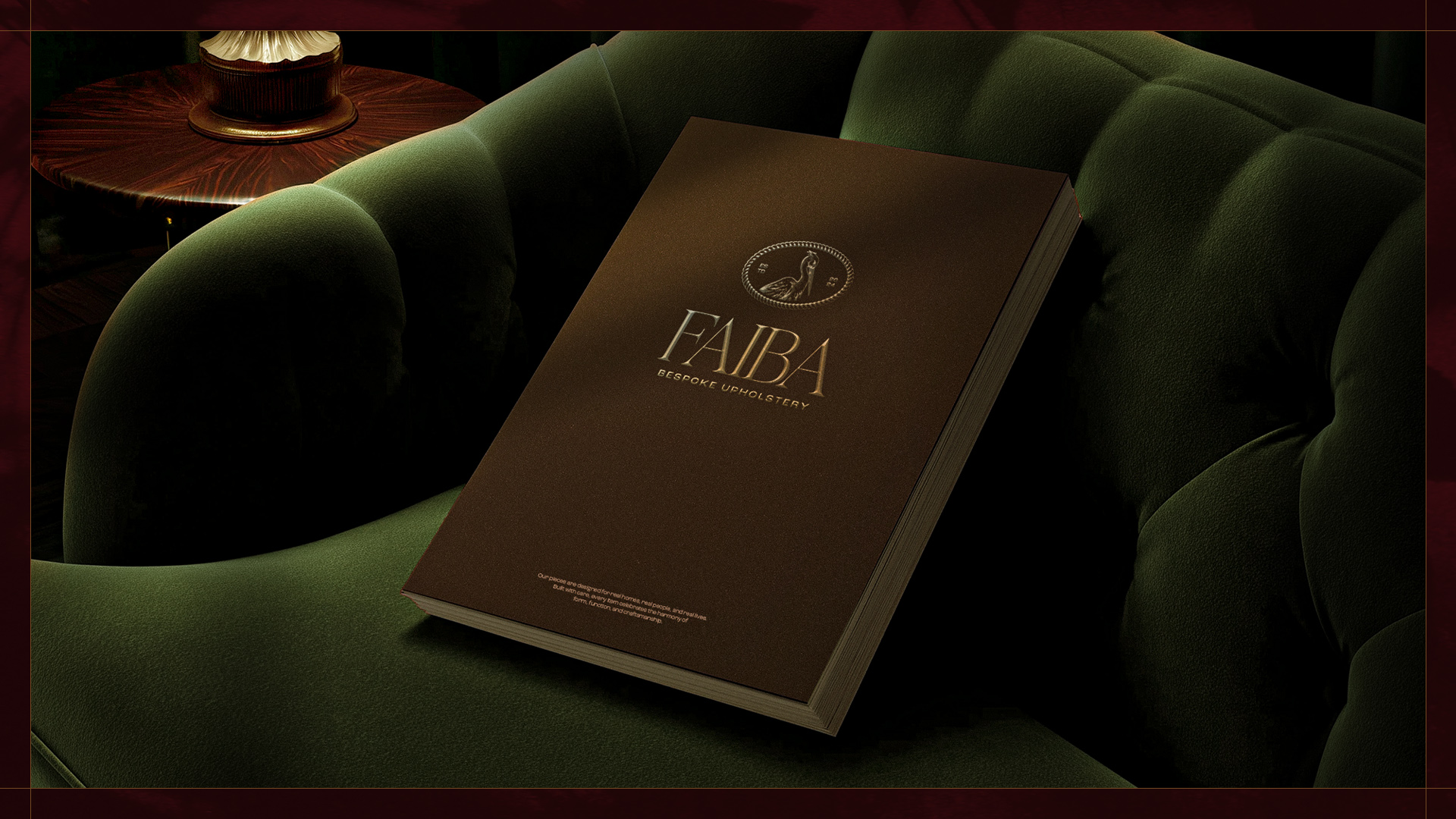 Faiba Bespoke Upholstery – Heritage Inspired Brand Identity Design by Vendavel