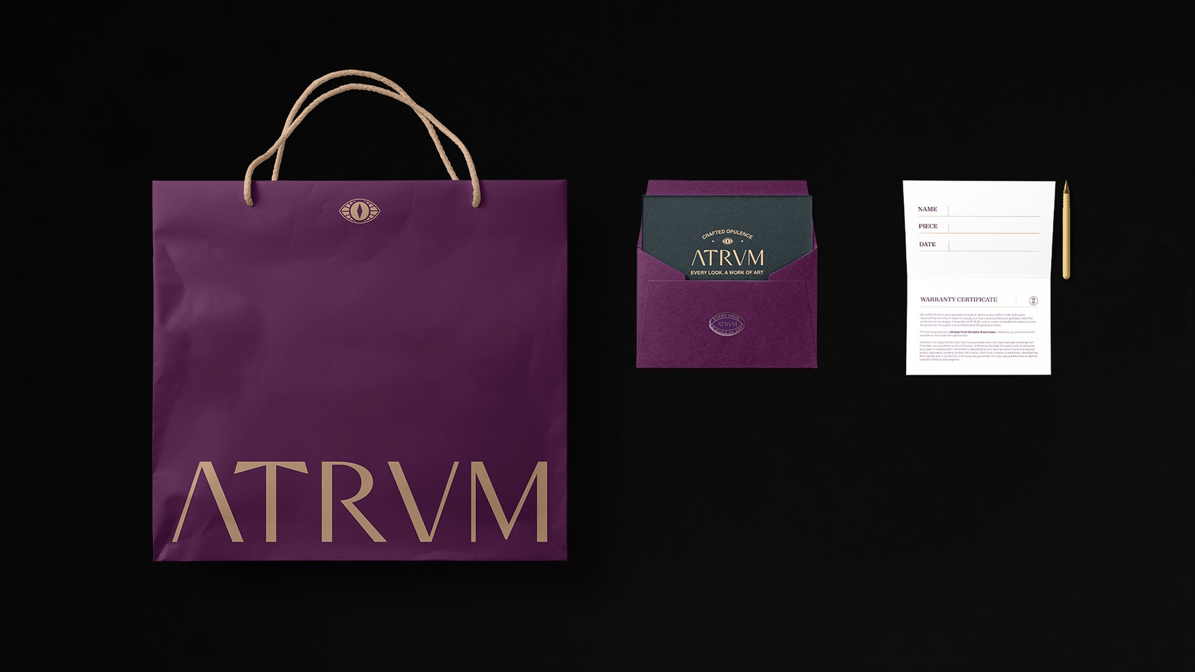 Atrum – Luxury as Symbolic Language by Moura Studio
