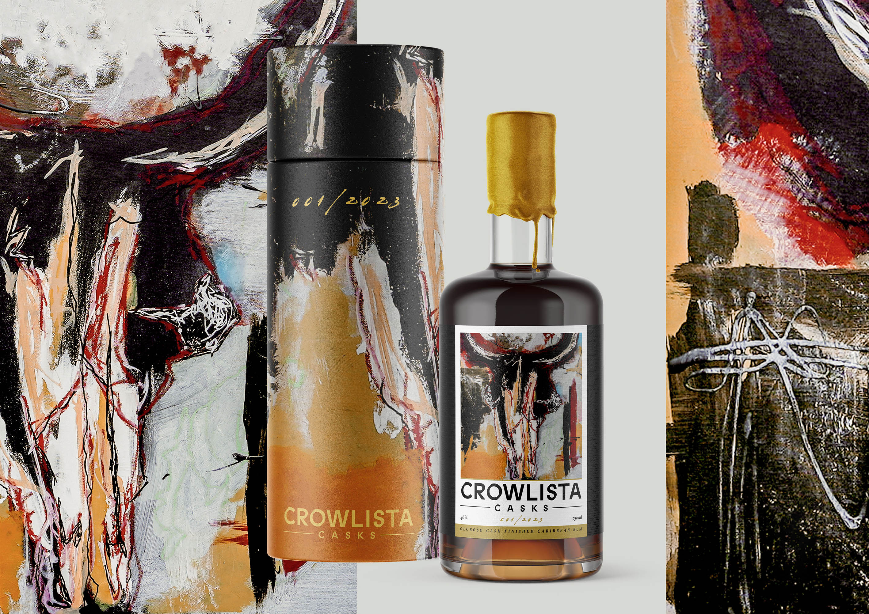 Pim-Pam Unveils a Striking Identity for Crowlista Casks Debut Caribbean Rum