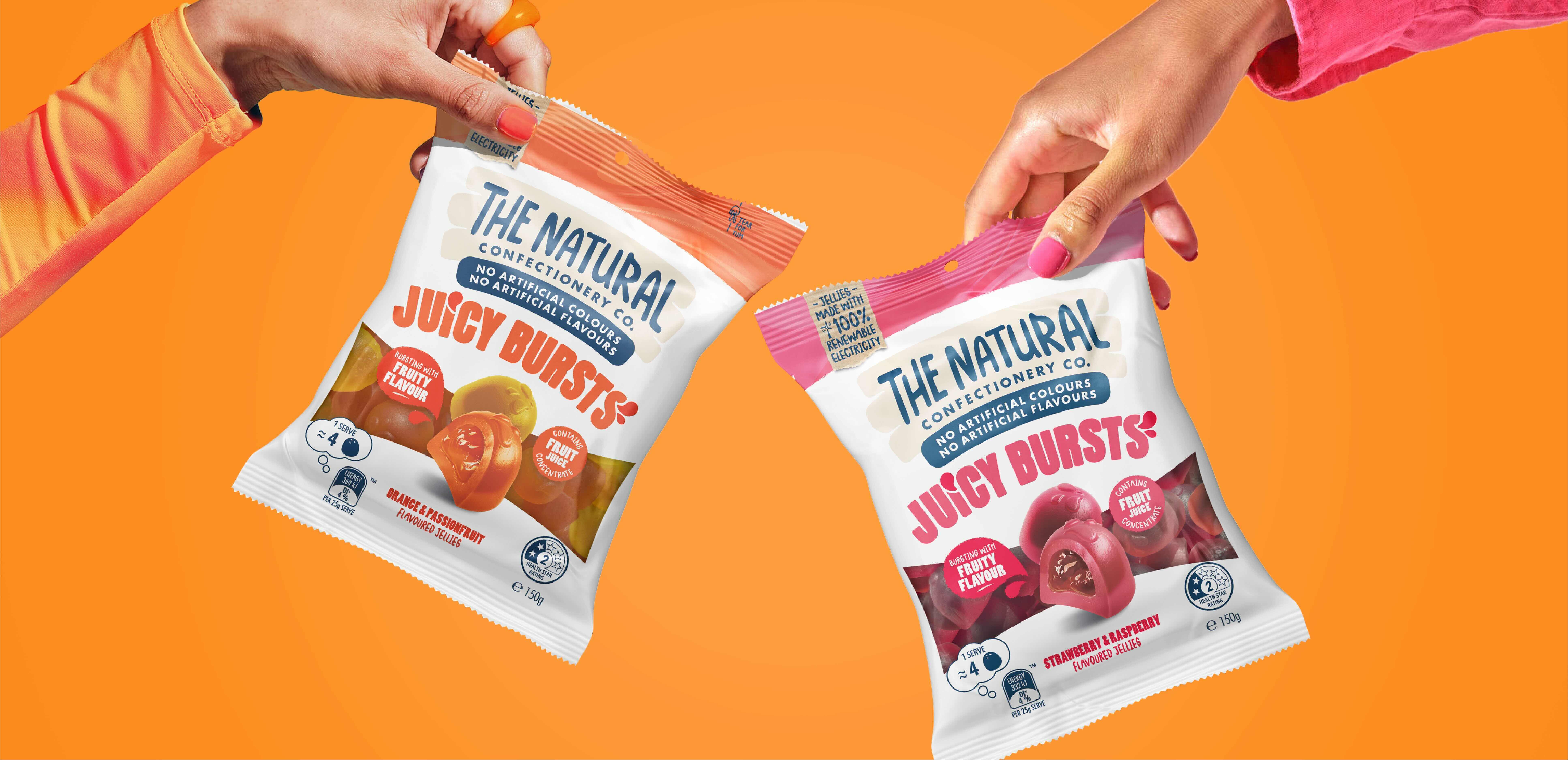Brand Society Ensures That The Natural Confectionery Co.’s Juicy Bursts Are Filled With Joy