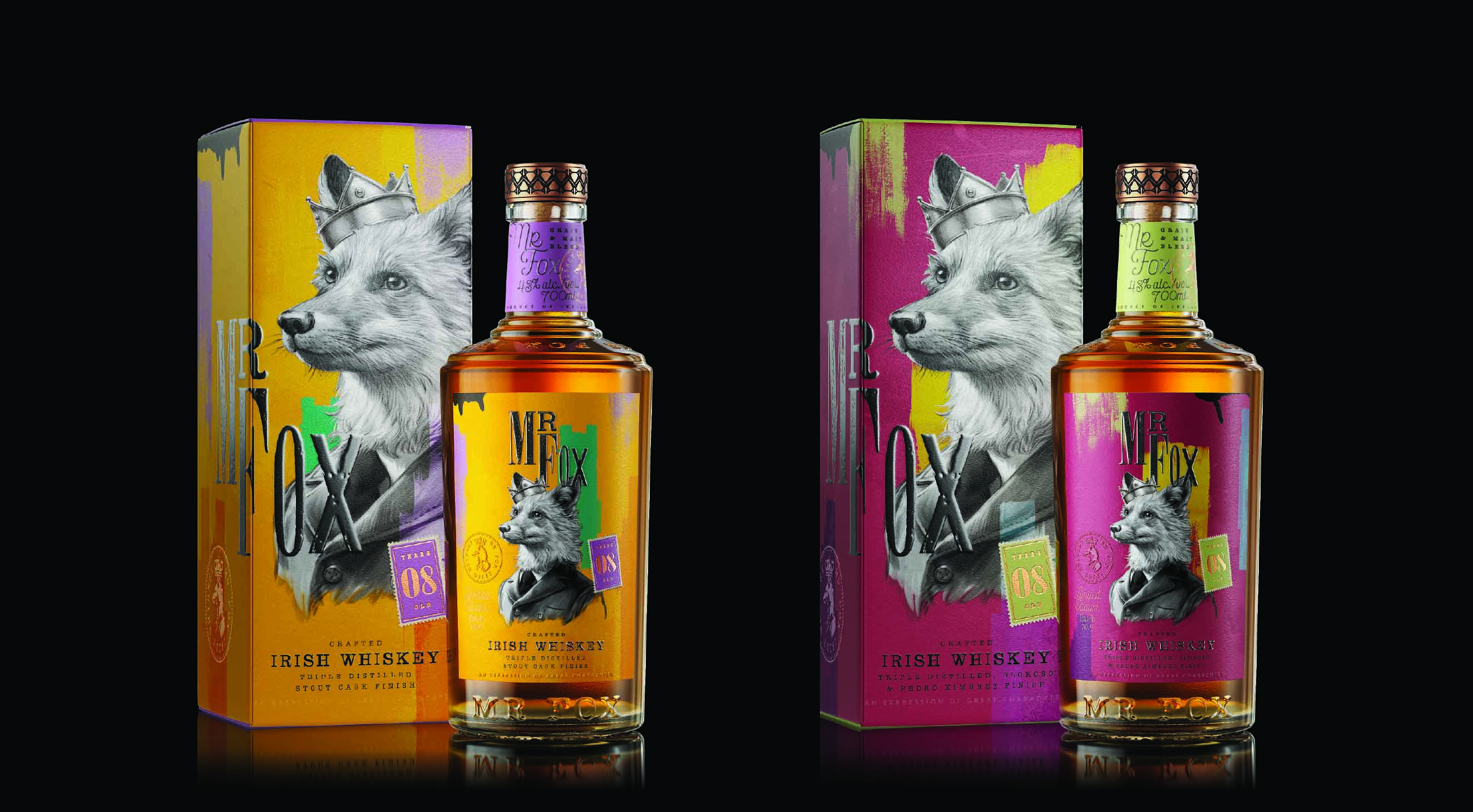 Mr Fox Irish Whiskey by Backbar Studios – Breaking Convention in Irish Whiskey