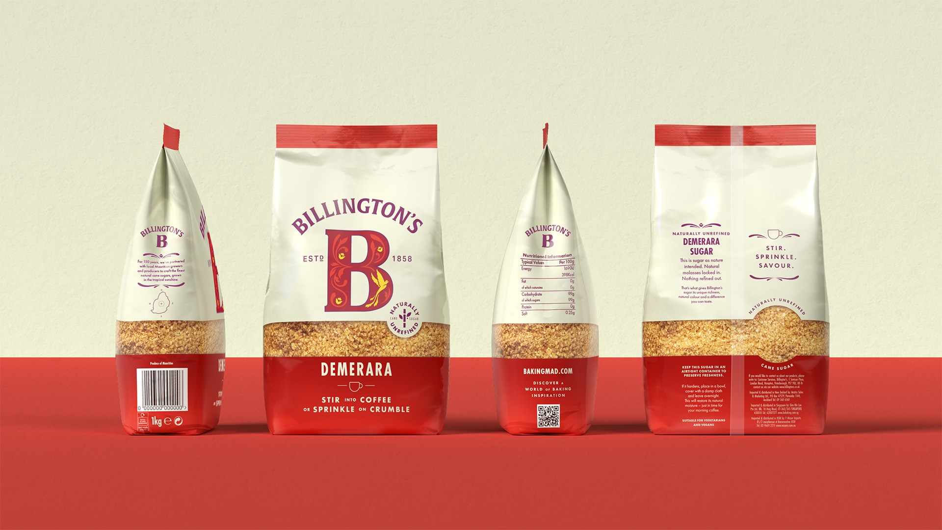 Outlaw Revitalises Billington’s with a Premium Design System That Elevates Everyday Sweetening