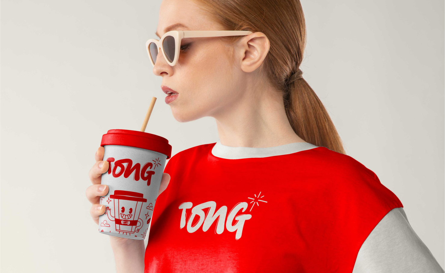Tong Coffee Shop Brand Identity by Wolfpixel
