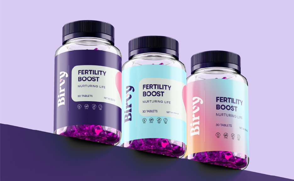 Birvy: Premium Fertility Supplement Brand Identity by Juwon Taiwo