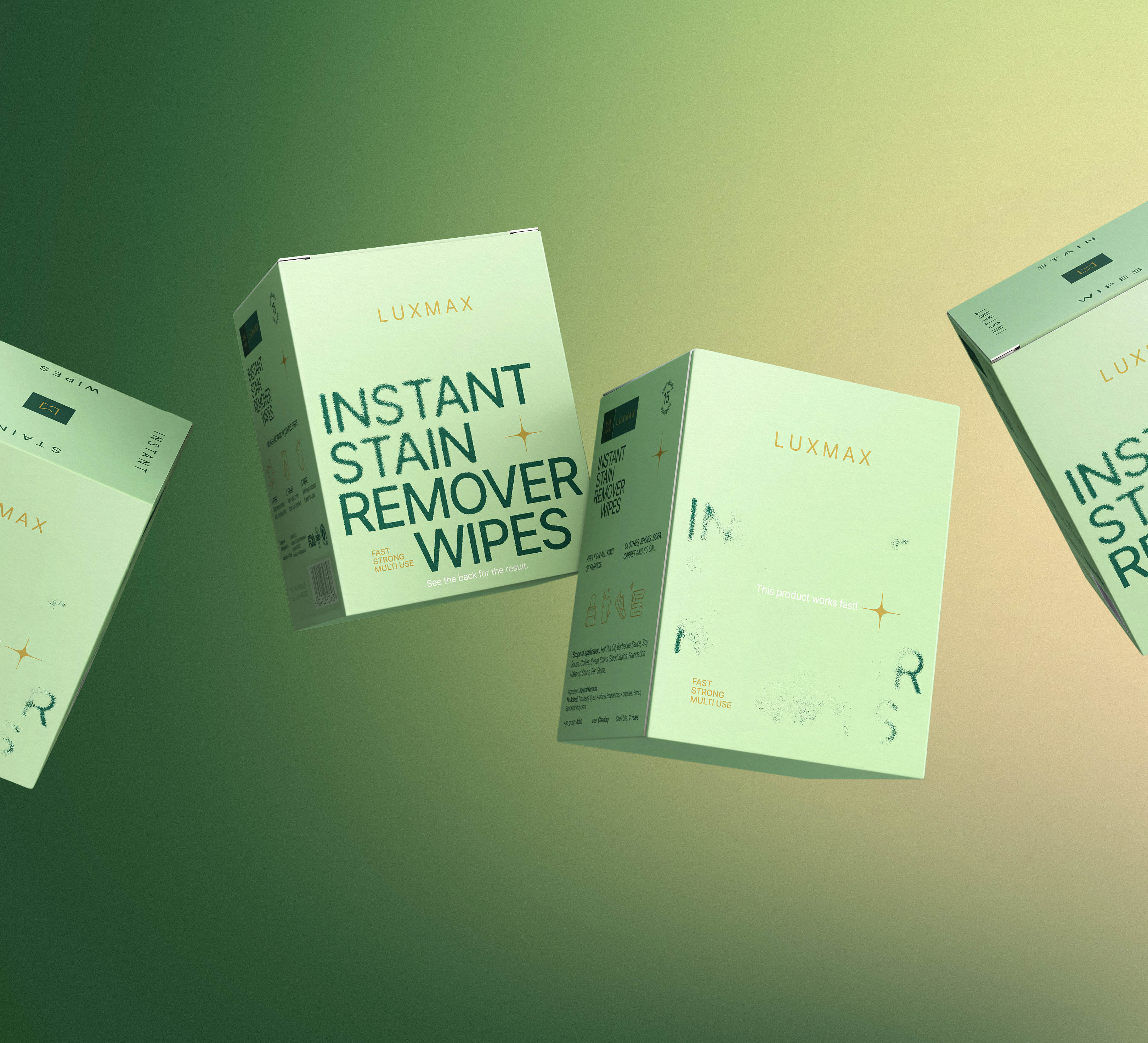 Sahand Badeli Designs a Visual Metaphor for Clean with Luxmax Wipes