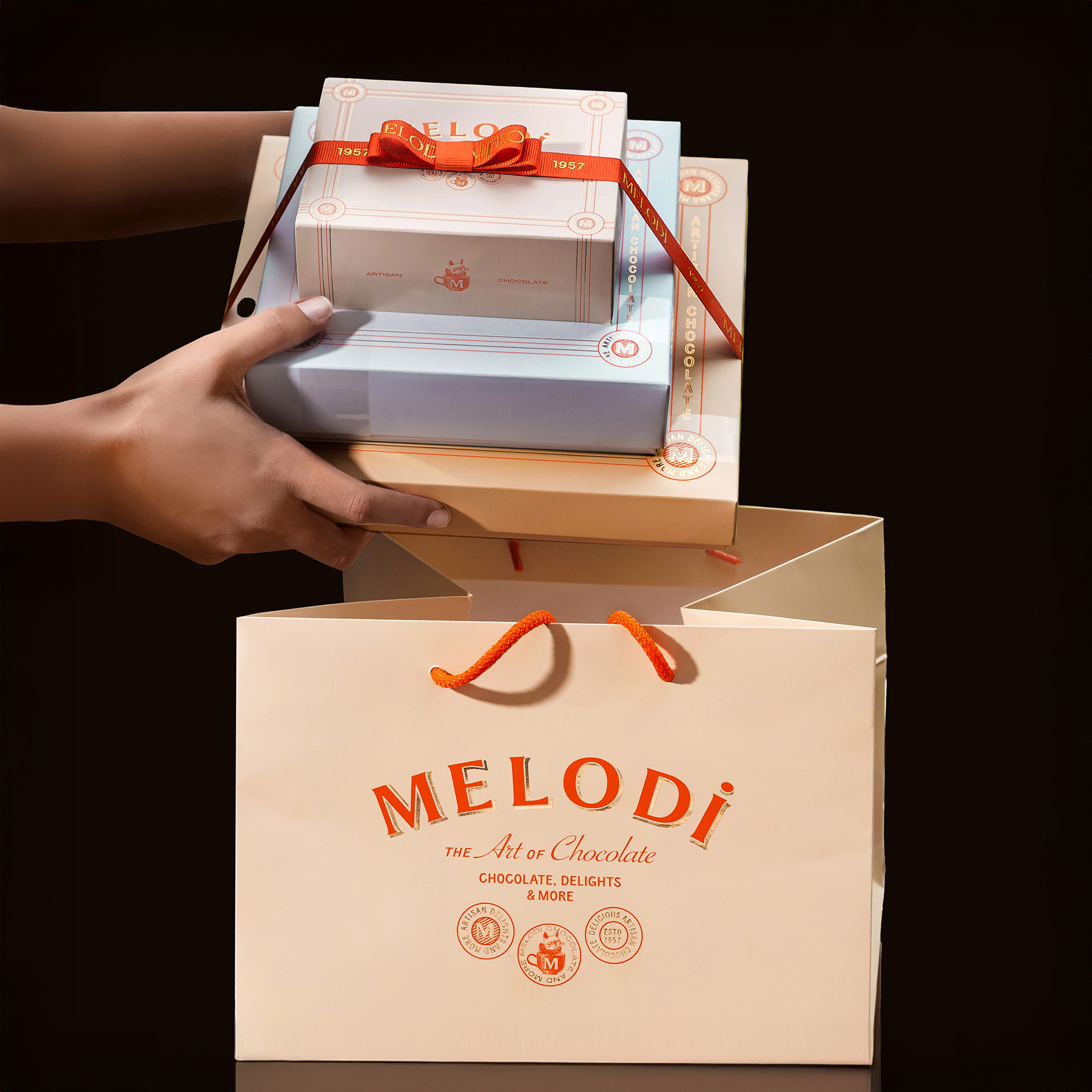 Studio Born Reimagines Melodi Café as a Nostalgic Destination for Chocolate and Coffee
