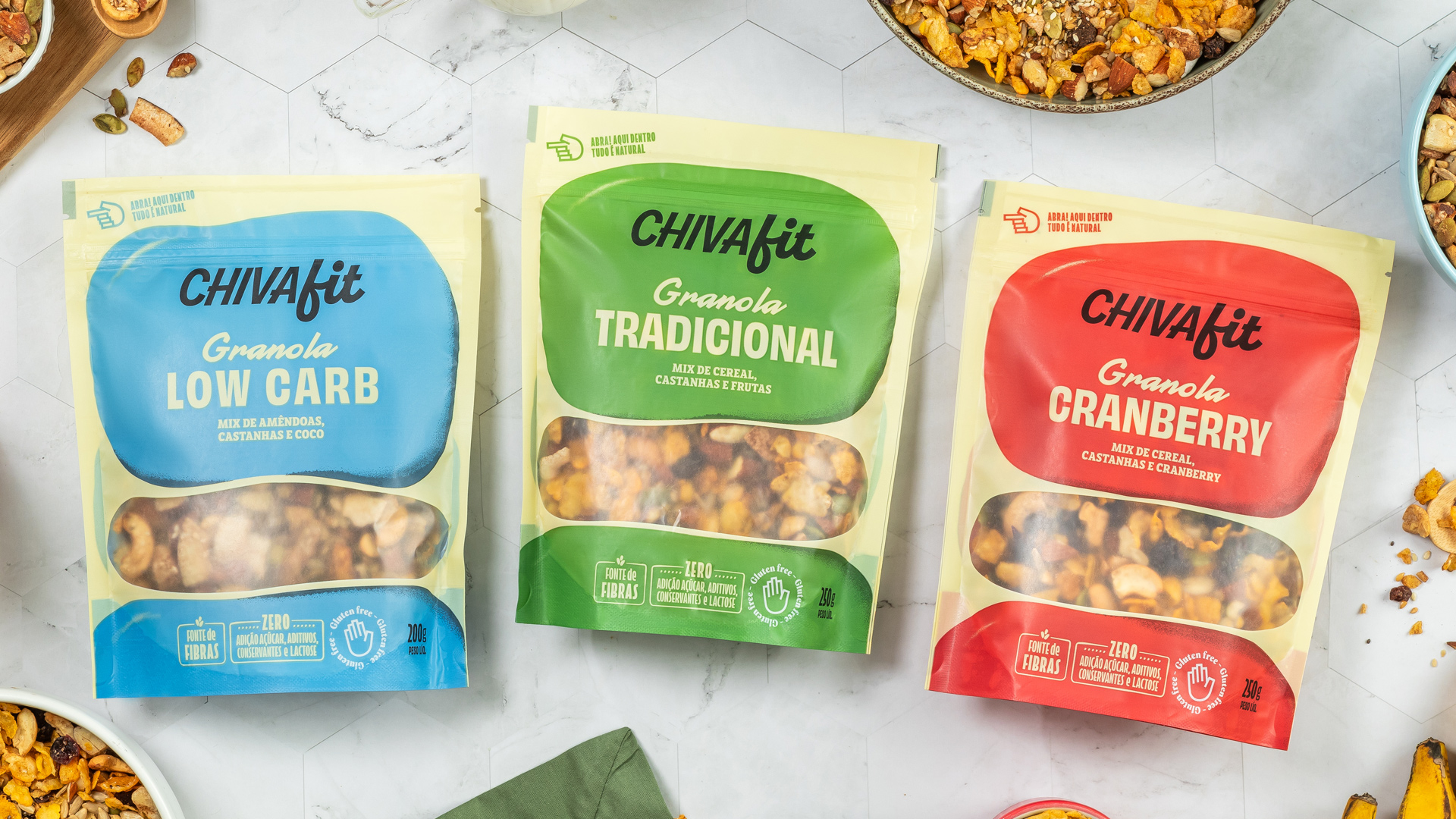 Chiva Fit Granola Brand Identity and Packaging by ADD Branding