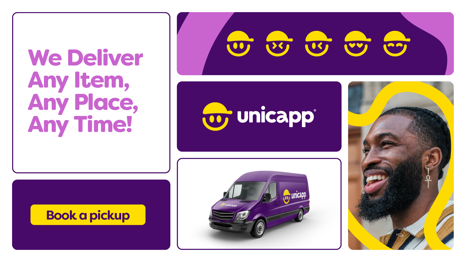 Unicapp Rebranding for a Delivery Startup by Vaibhav Yadav