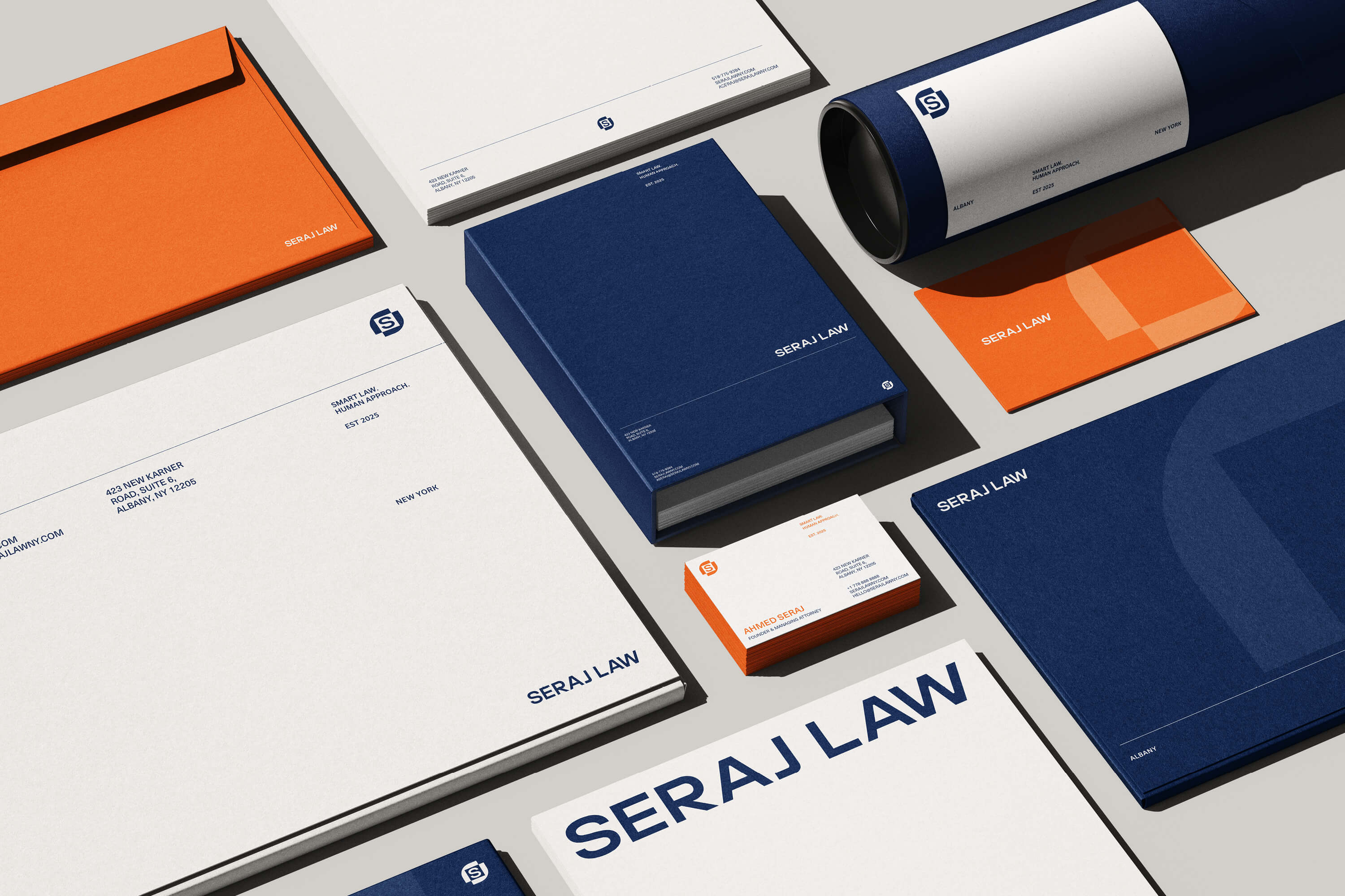 Seraj Law Brand Identity by Numinous Agency