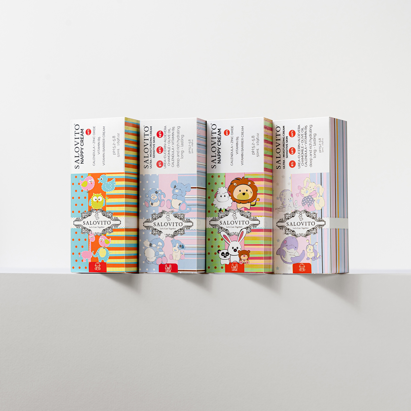 Packaging Design for Salovito Baby and Child Products by Pallet Studio