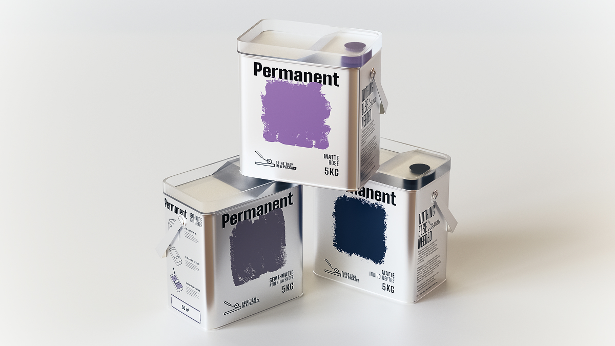 Student Yegor Bilyk Reimagines Painting With Permanent a Packaging Design That Simplifies the Entire Process