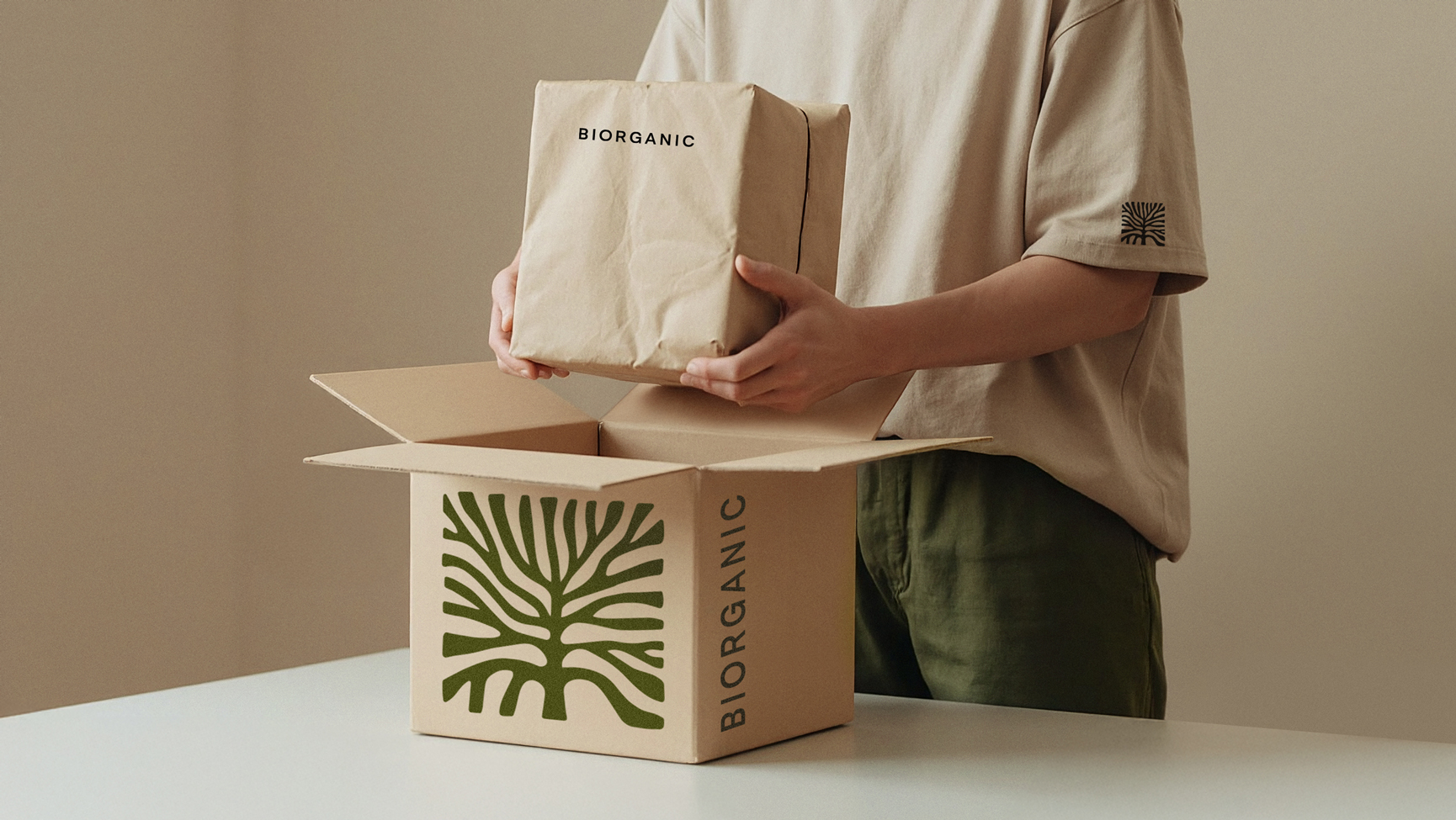 Biorganic Packaging and Visual Identity by True Agency