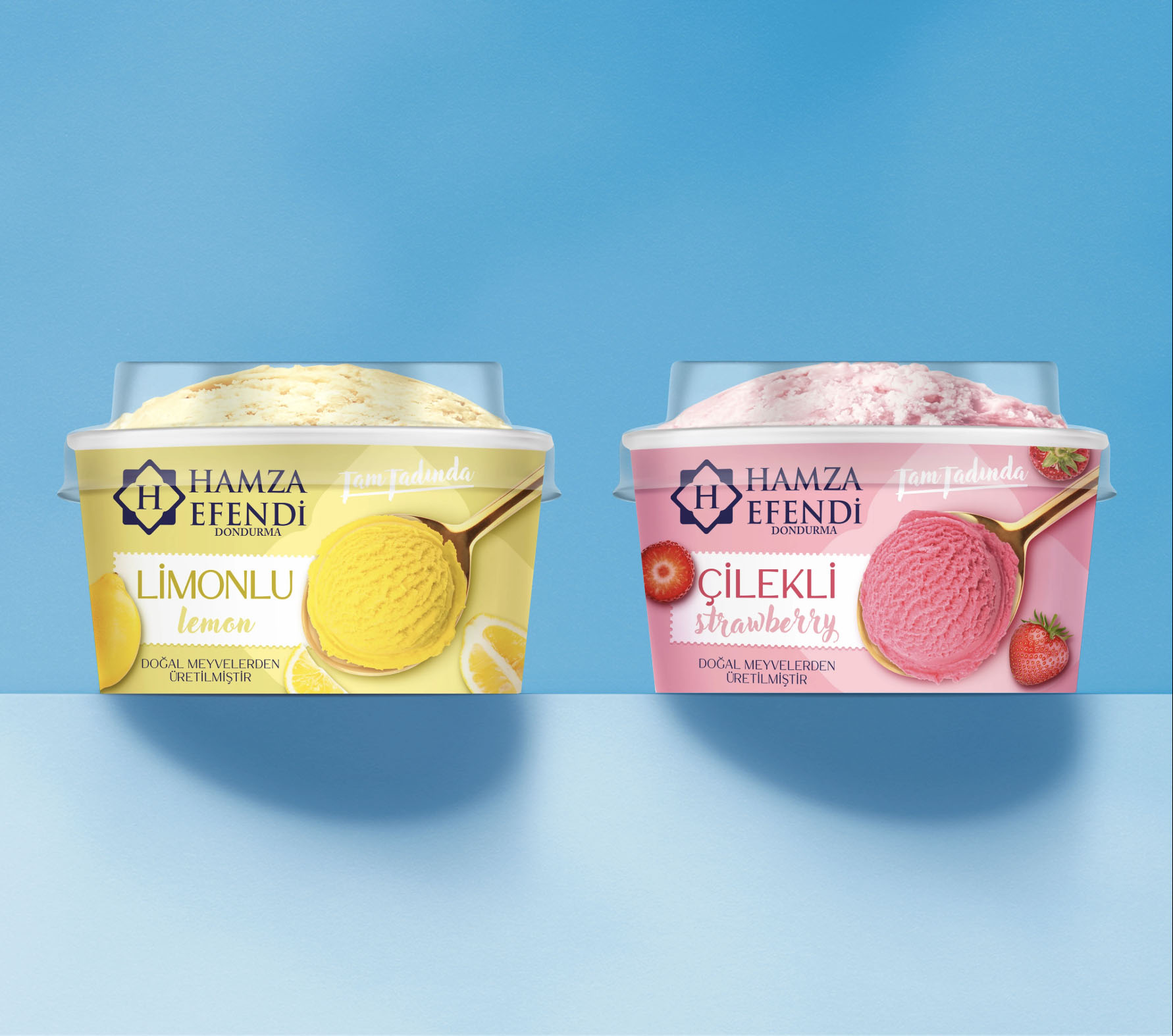 Suleyman Bagdat Redesigns Hamza Efendi Ice Cream Packaging With Vibrant Modern Appeal