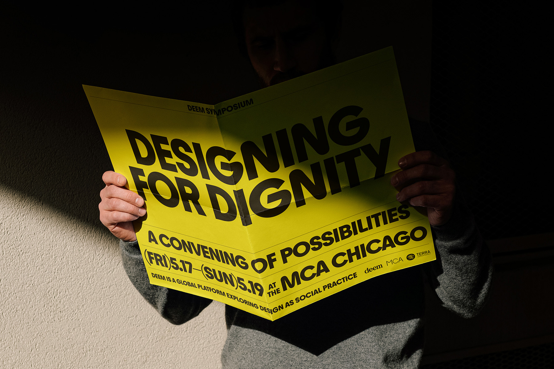 Jun Lin Defines a Visionary Identity for the 2024 Deem Symposium Designing for Dignity