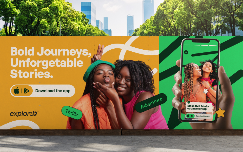 ExploreB: A Bold Brand Identity for Gen Z Travel and Hospitality Experiences