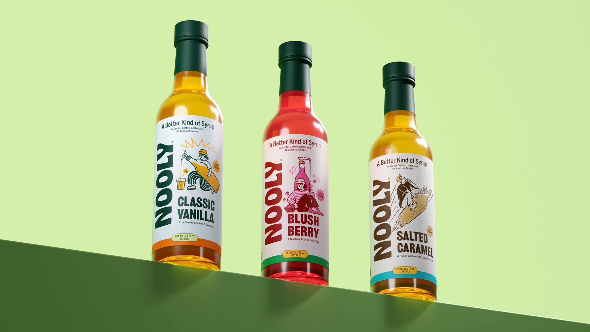 Widarto Impact Delivers a Playful and Modern Identity for Nooly Syrup