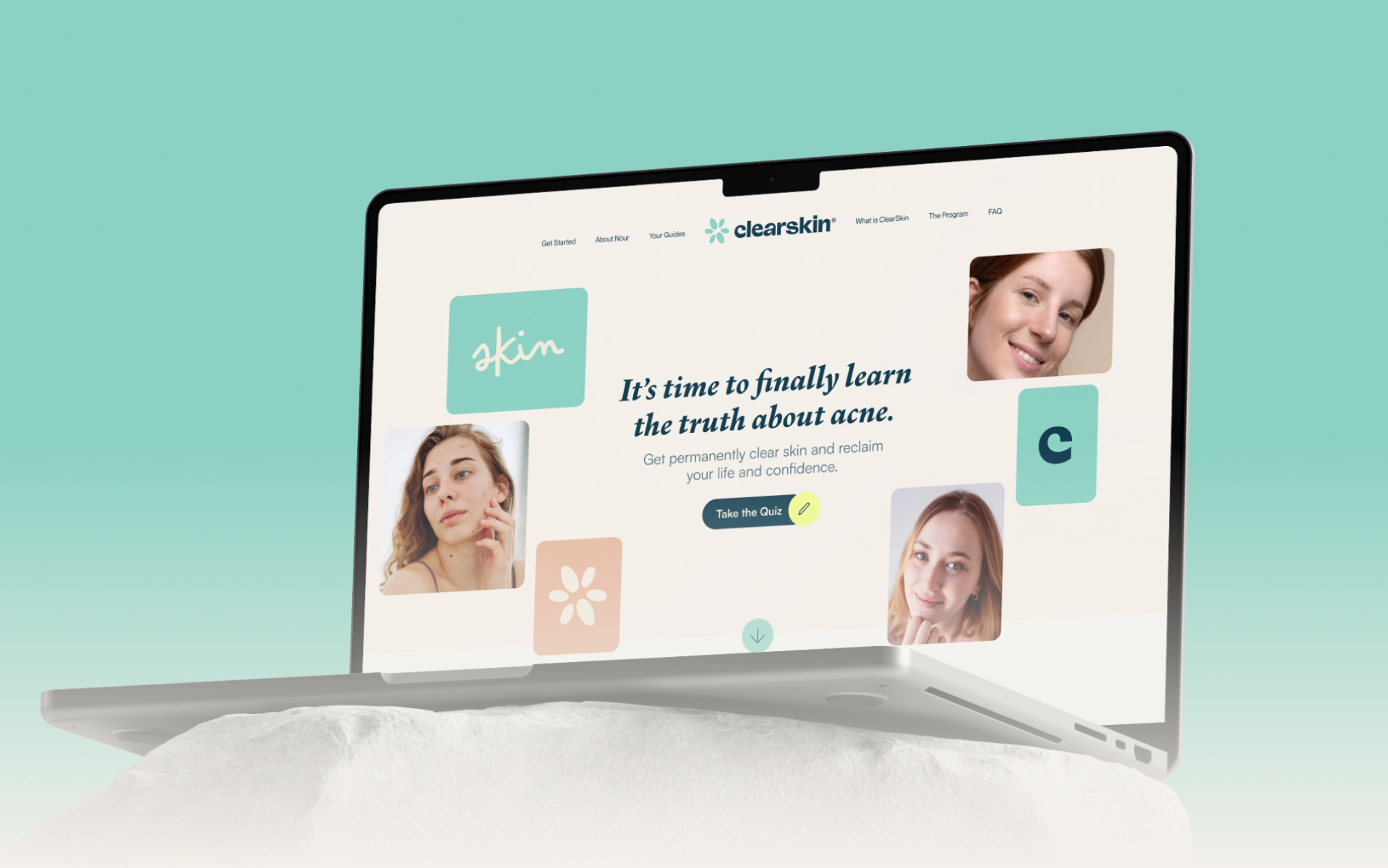 Identity and UI for Clearskin by Blink