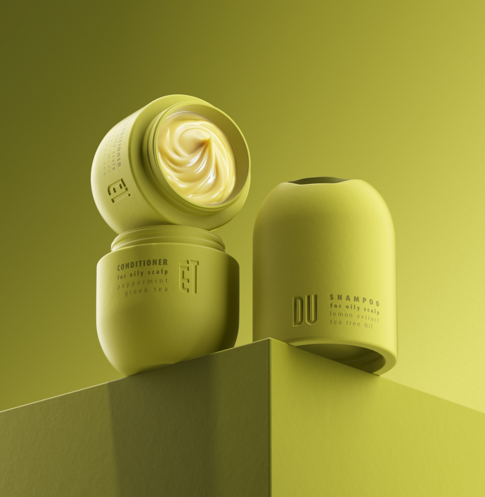 Packaging and Branding for Duet Hair Care Line by PacPac Studio