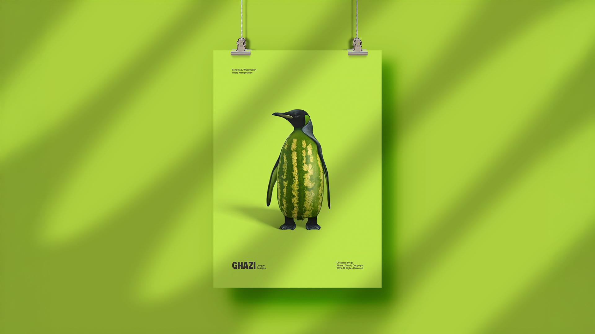 Fruits and Animals Posters By Ahmed Ghazi