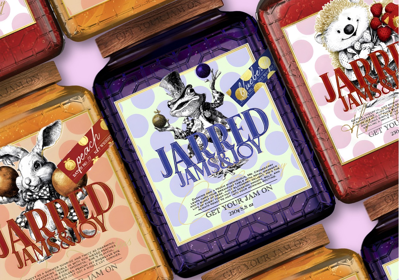 Affogato Brand Design Brings Jam to Life with Jarred’s Playful New Identity
