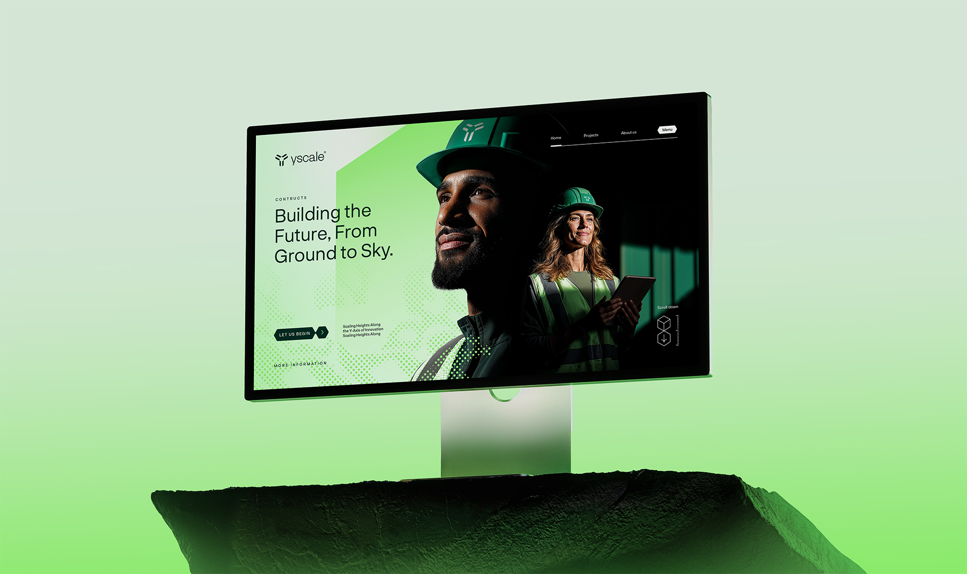 Yscale Construction Company Visual Identity by Vitor Matosinhos