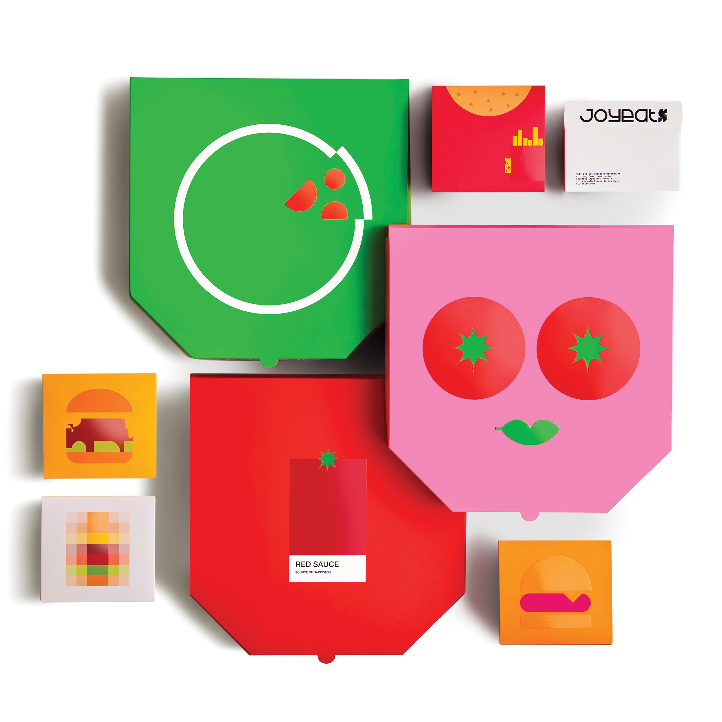Bold Branding Creates Joyeats Fast Food Packaging as a Celebration of Play and Optimism