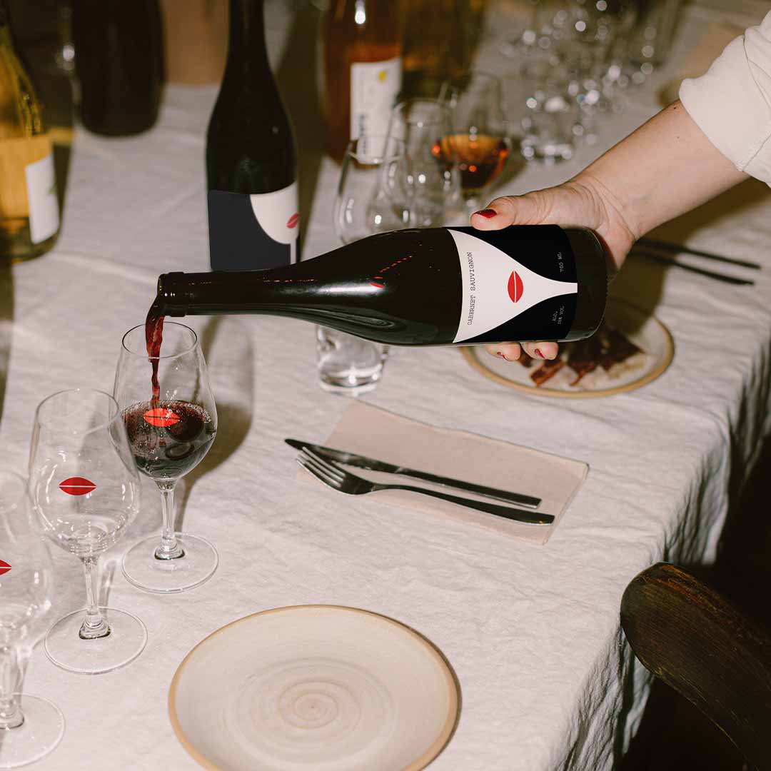 Red Whisper Wine Bar Identity by Jamila Ahmadova