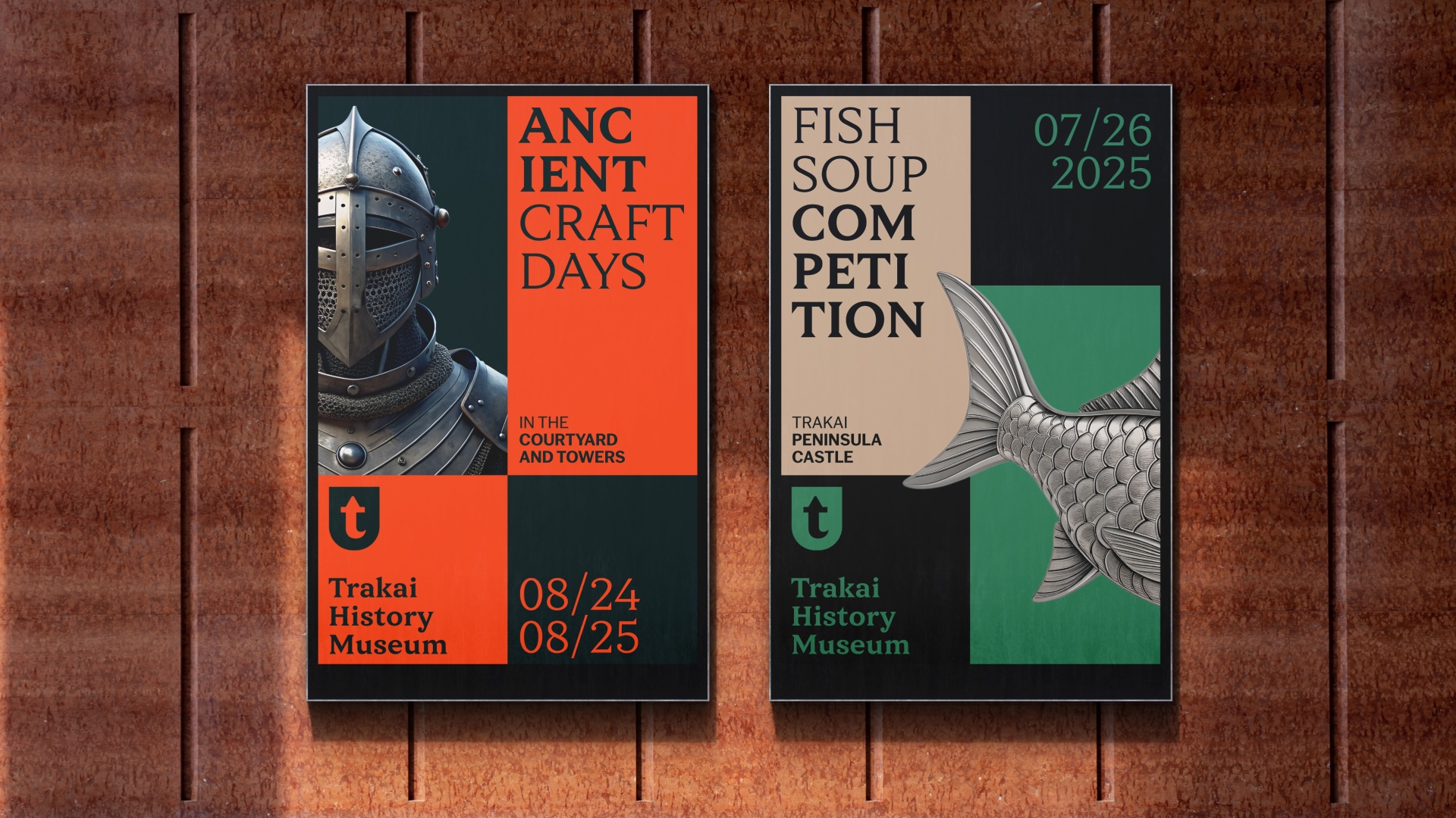 Trakai History Museum Brand Identity by Daniil Shatarnin