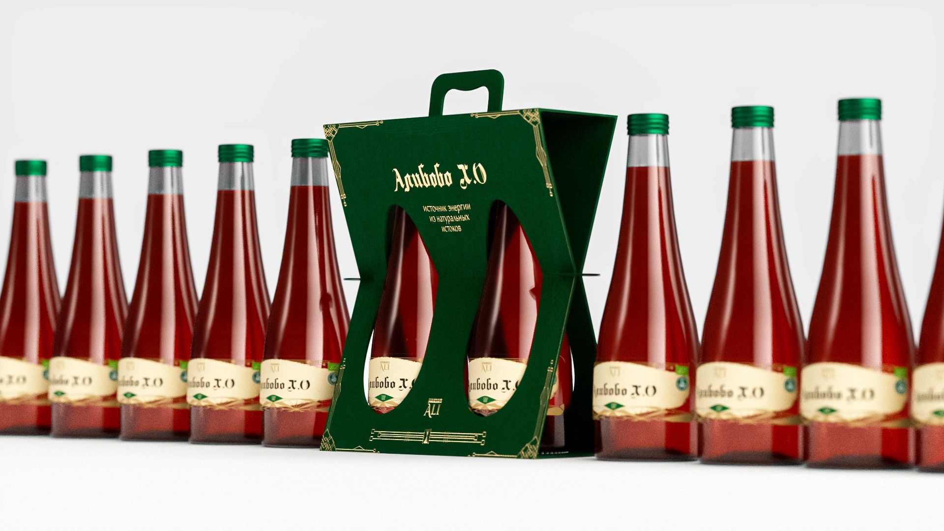 Doctor Ali – Premium Packaging Design for the Health Elixir Alibobo X.O. by Minim Design