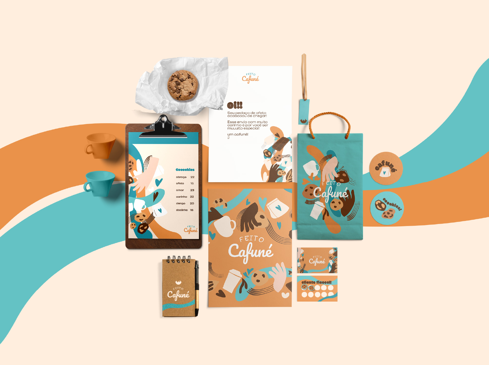Feito Cafuné Artesanal Cookie Rebrand by YSSA