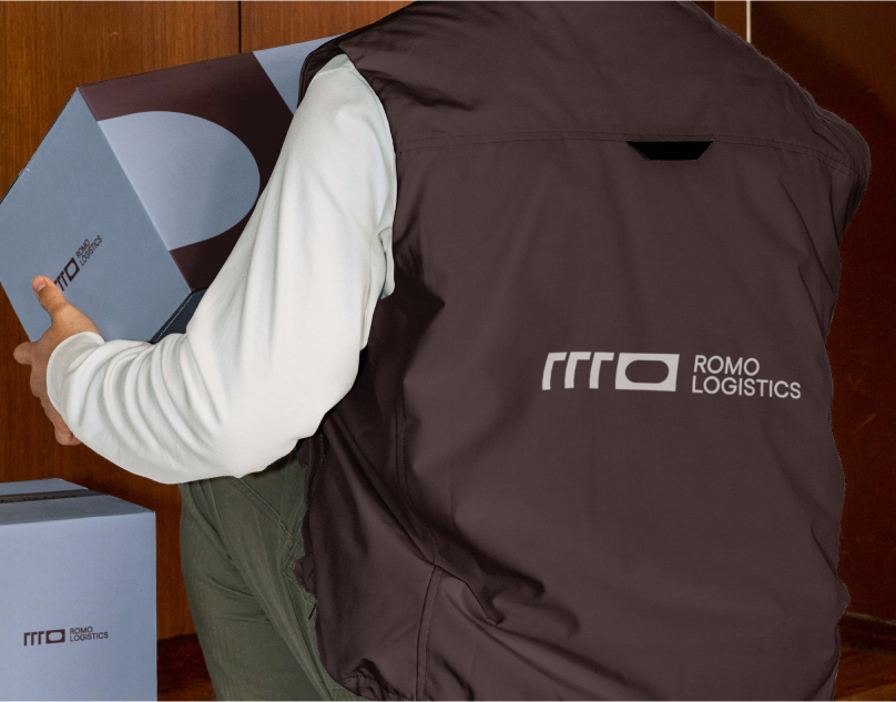 Romo Logistics Transport Brand Identity by Wolfpixel