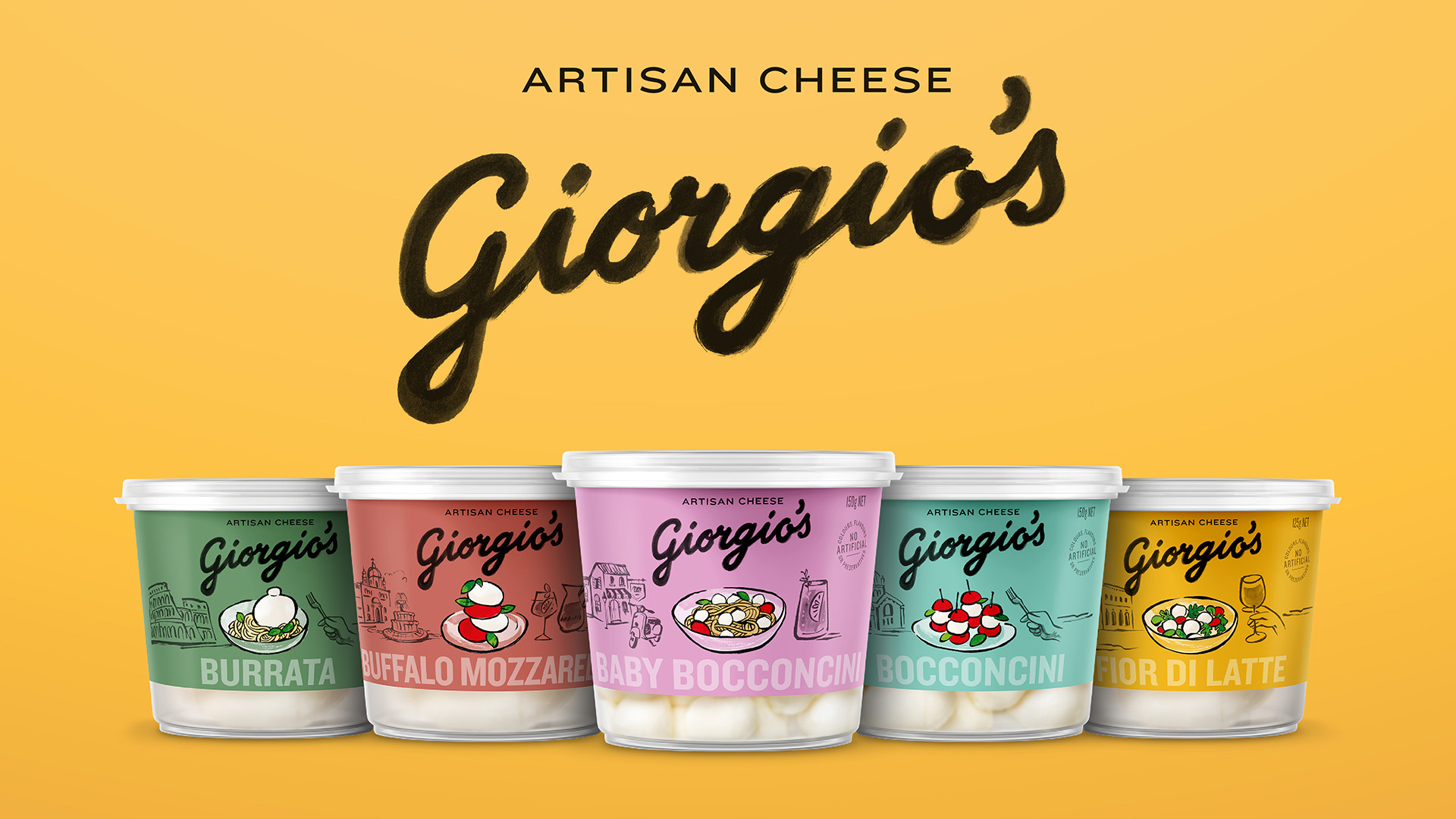 Disegno Crafts a Bold New Identity for Giorgio’s Artisan Cheese
