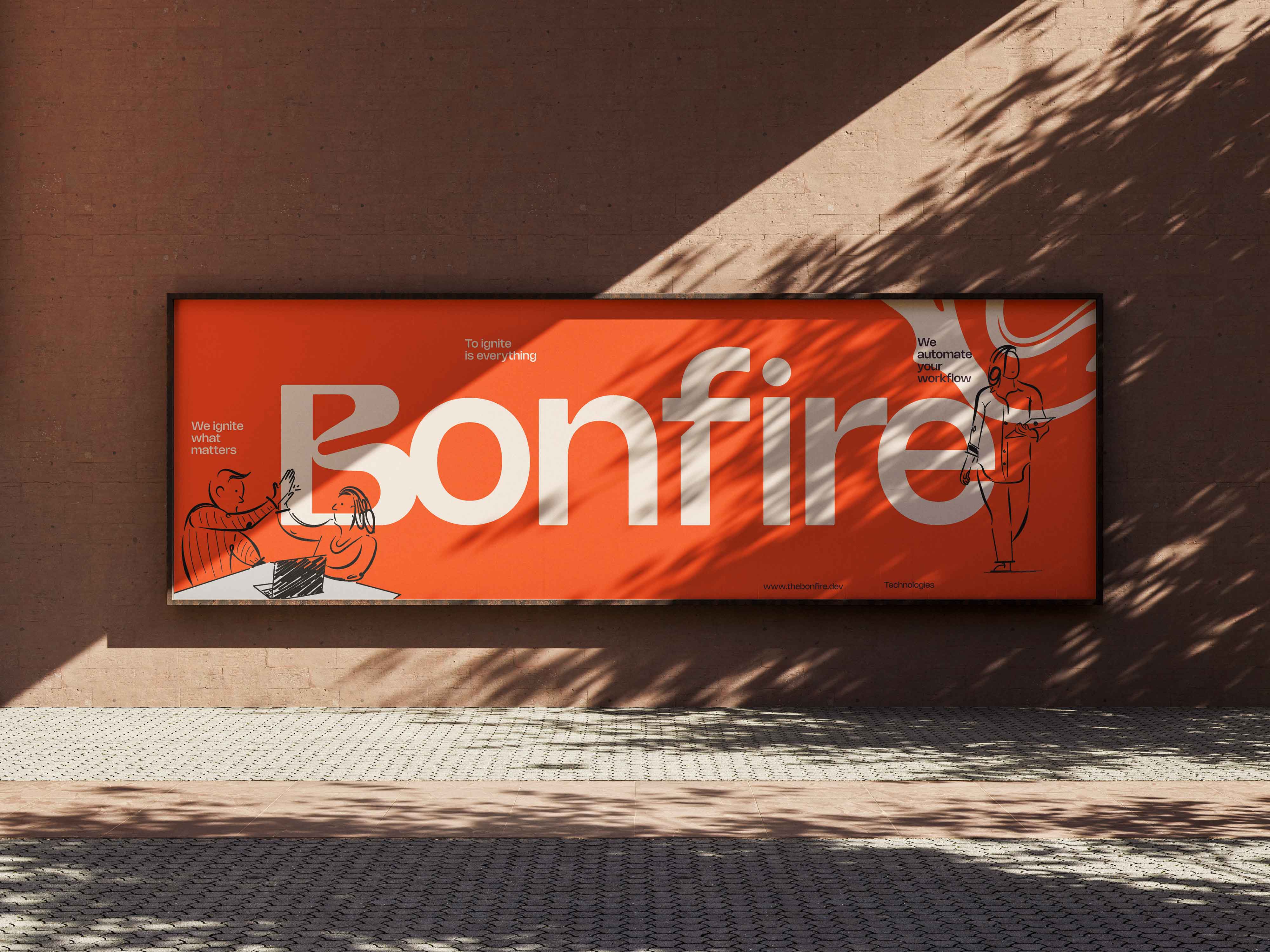 Rojitas Creates Bonfire Identity to Merge Technology Design and Human Connection
