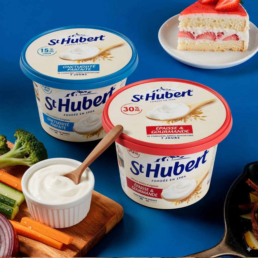 St Hubert Enters the Dairy Aisle with Plant-Forward Creams Designed by Lonsdale