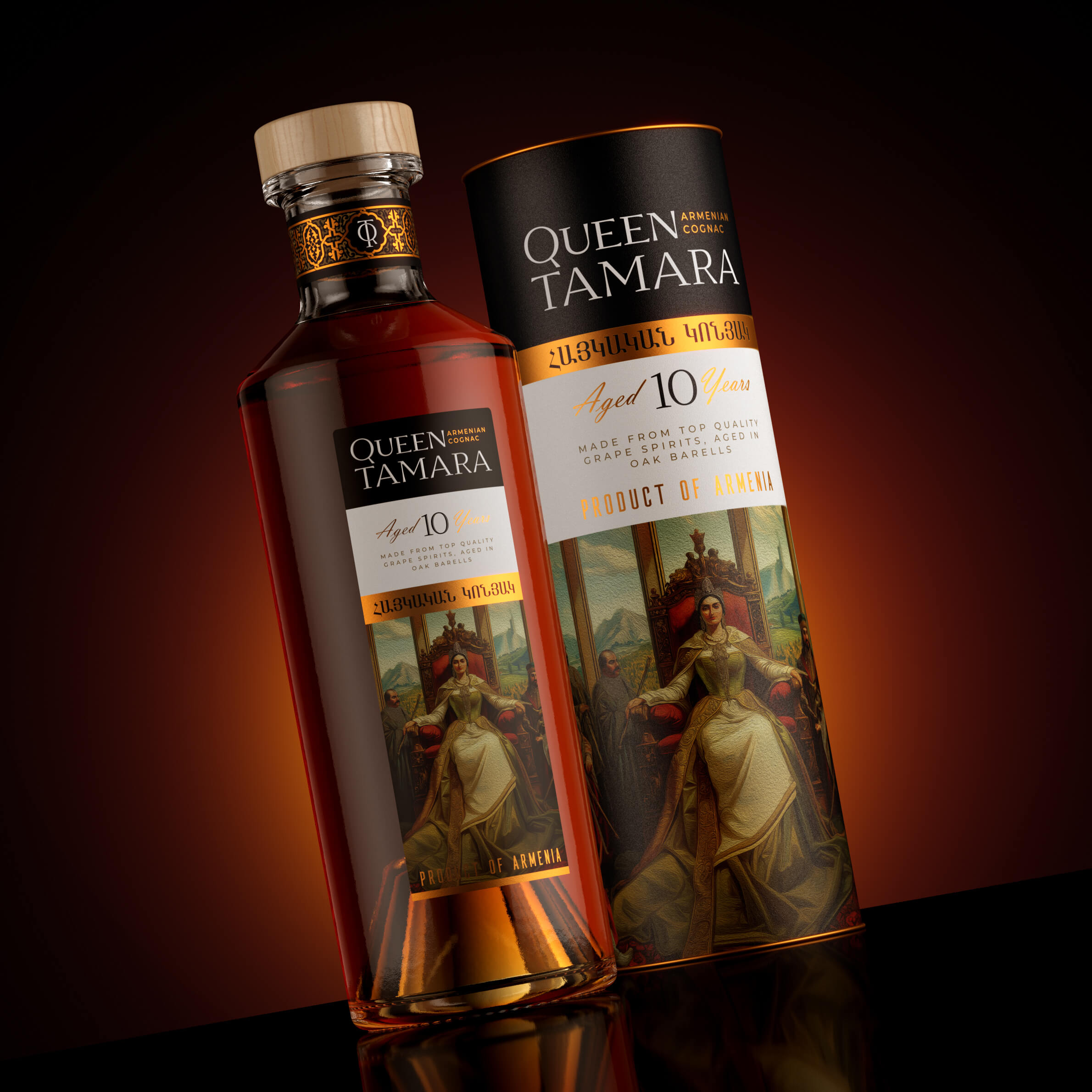 PinotAgency Redefines Armenian Heritage With The Queen Tamara Brandy Identity