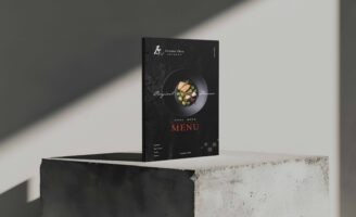 Yuandian Restaurant Menu Design by onebook design studio