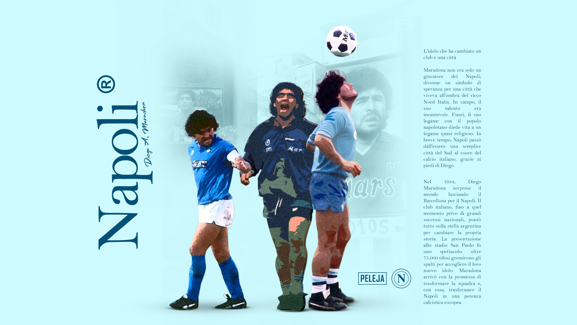 C’è L’arrivo di un Dio by Sr Design Captures the Spirit of Maradona in Naples