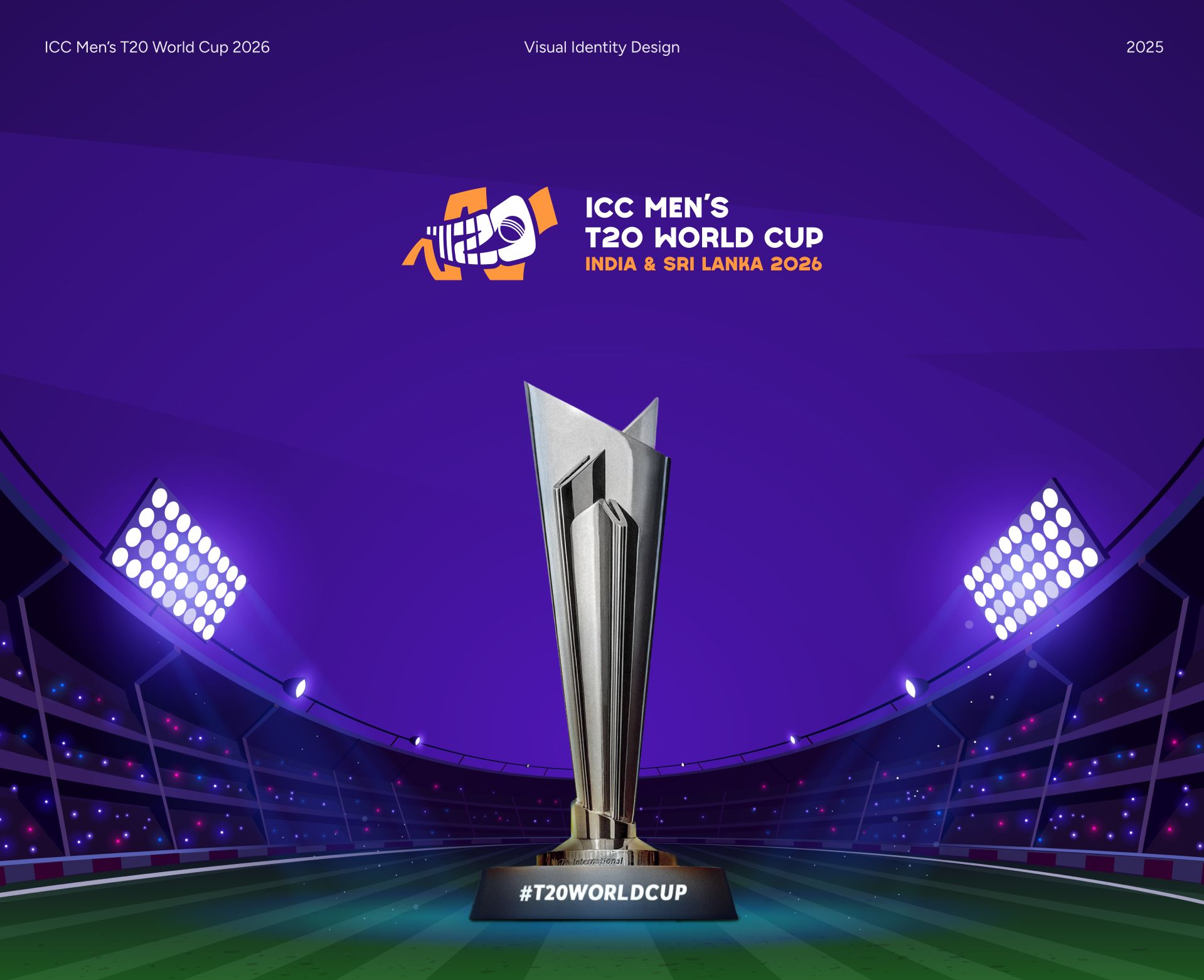 Visual Identity Design : ICC Men’s T20 World Cup 2026