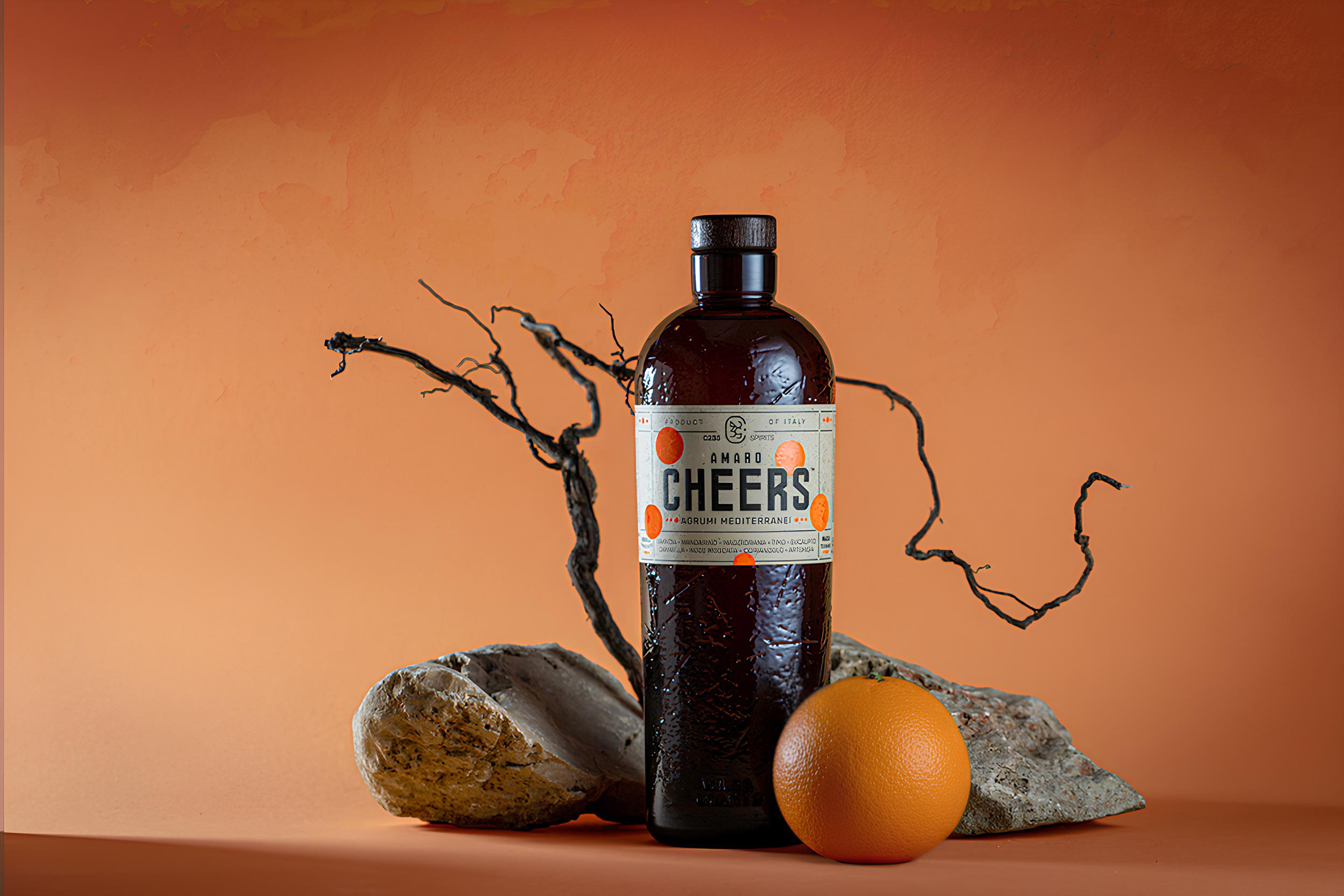 Studio La Regina Turns Citrus Notes Into a Visual Identity for Amaro Cheers