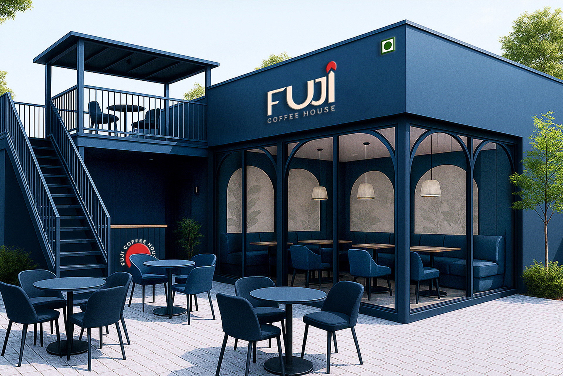 Fuji Coffee House Café and Coffee Branding and Packaging Design