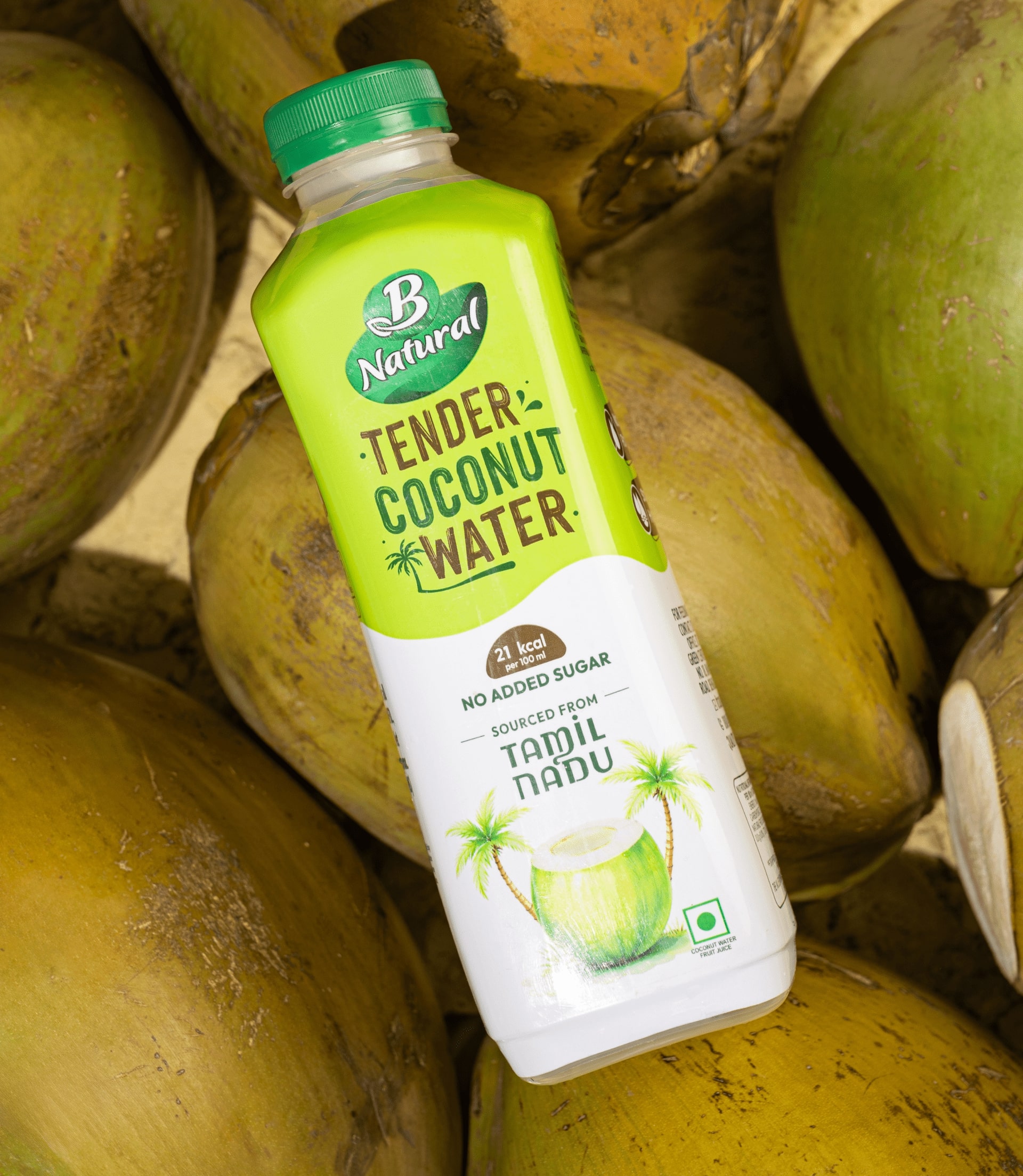Bright & Sunny Packaging Design for B Natural’s Tender Coconut Water