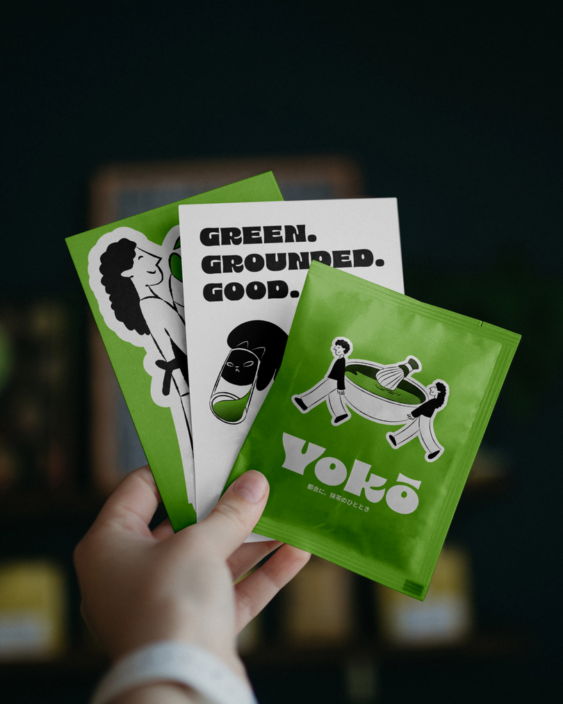 Studiorevv Creates Yoko Matcha Cafe Branding