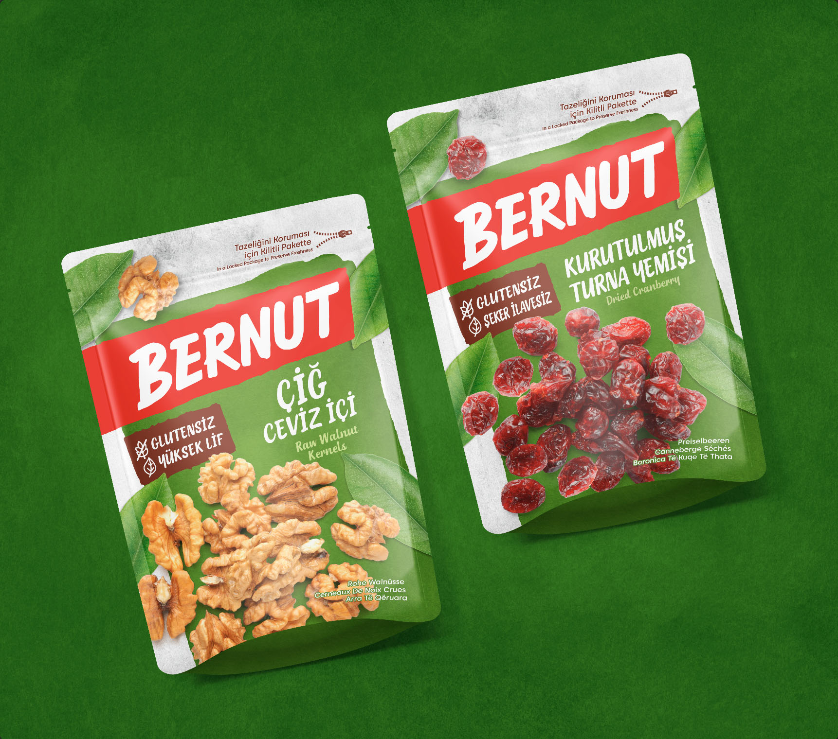 Raw Nuts Packaging Design by Süleyman Bagdat