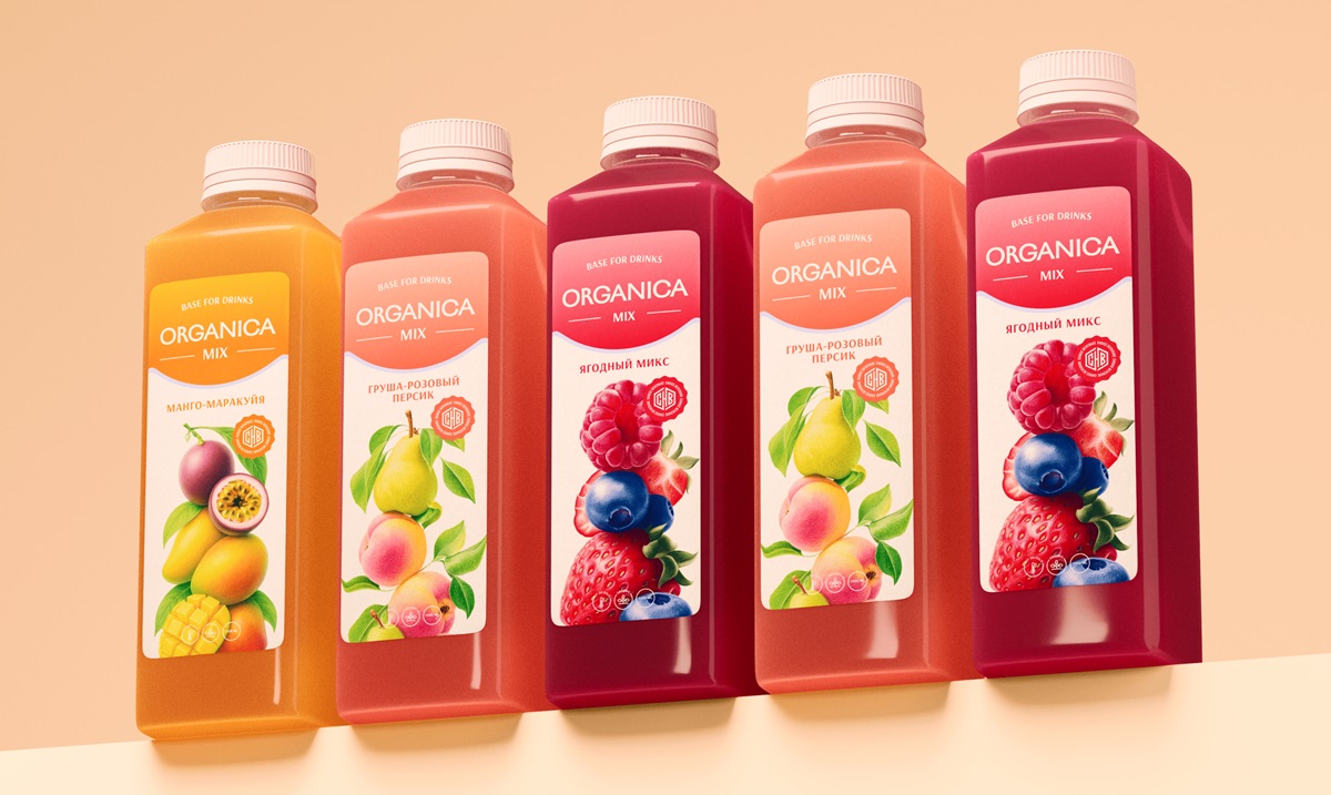 Organica Mix Syrup Packaging Redesign by Pickles Team