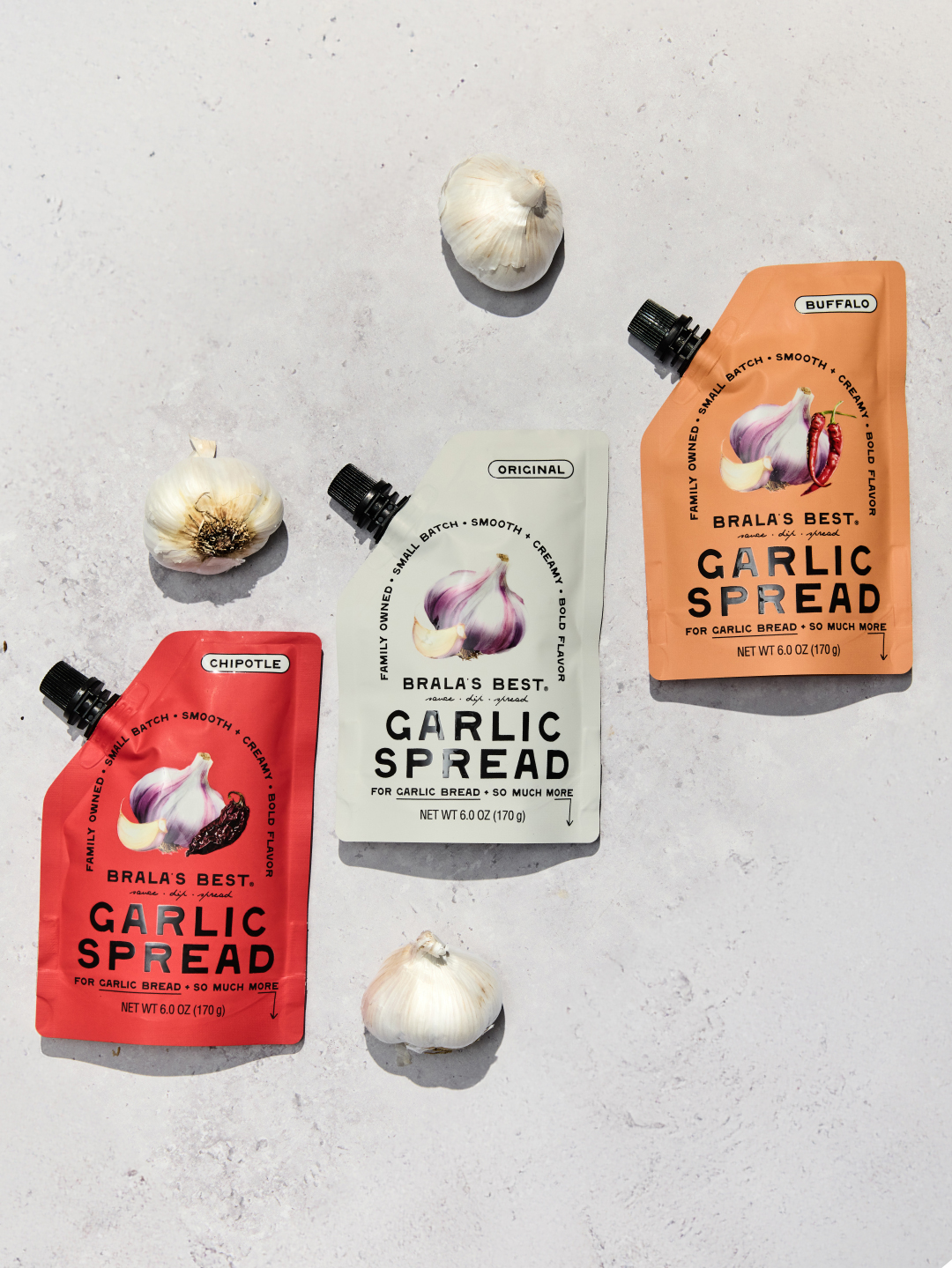 Aja Marie Johnson Reimagines Brala’s Best Garlic Spread with a Modern Packaging Refresh
