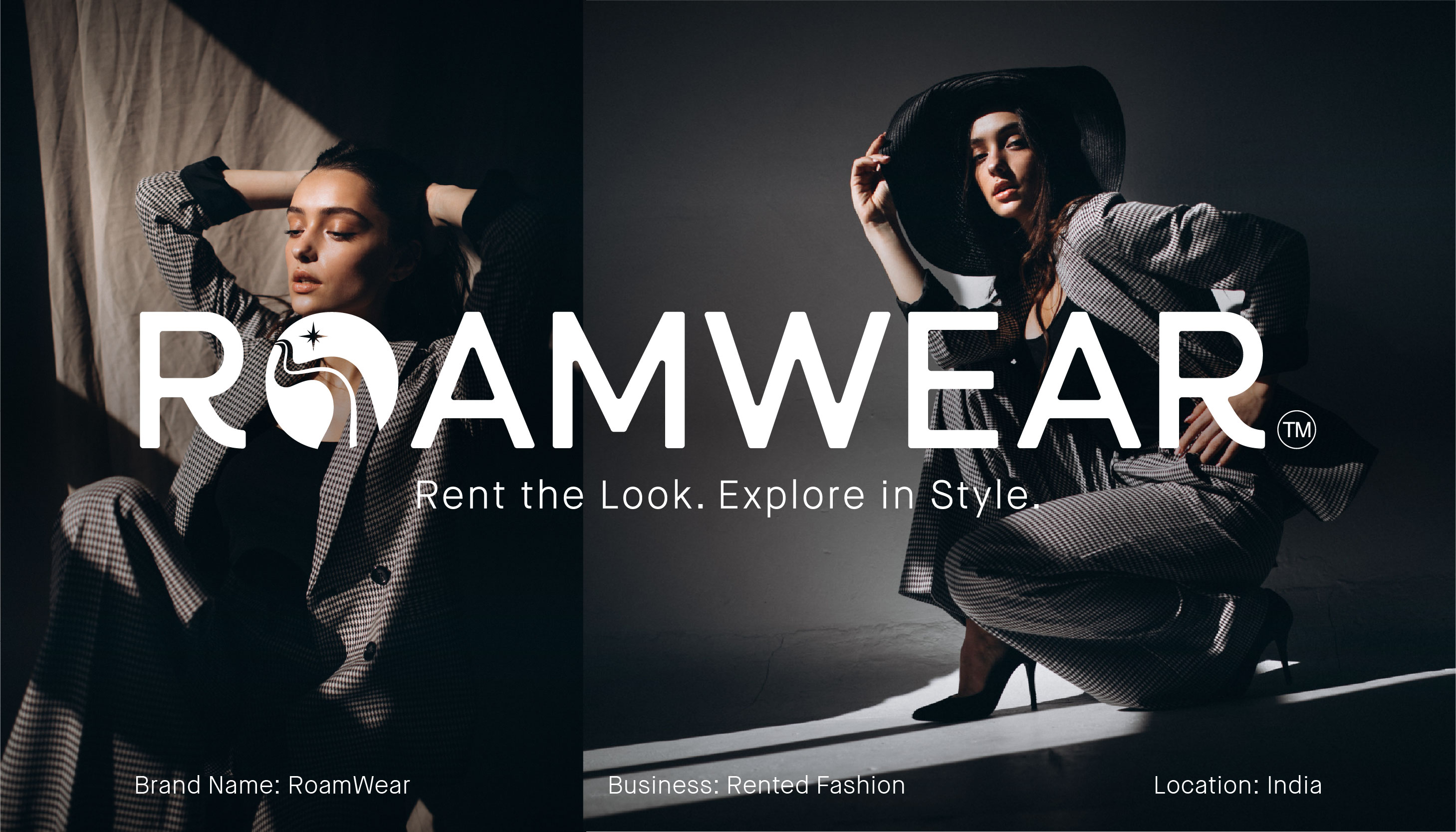 RoamWear- A Rental Fashion Brand Logo Design